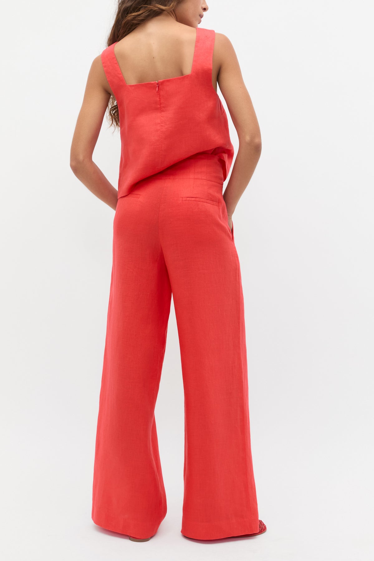 Core Linen Waisted Pant