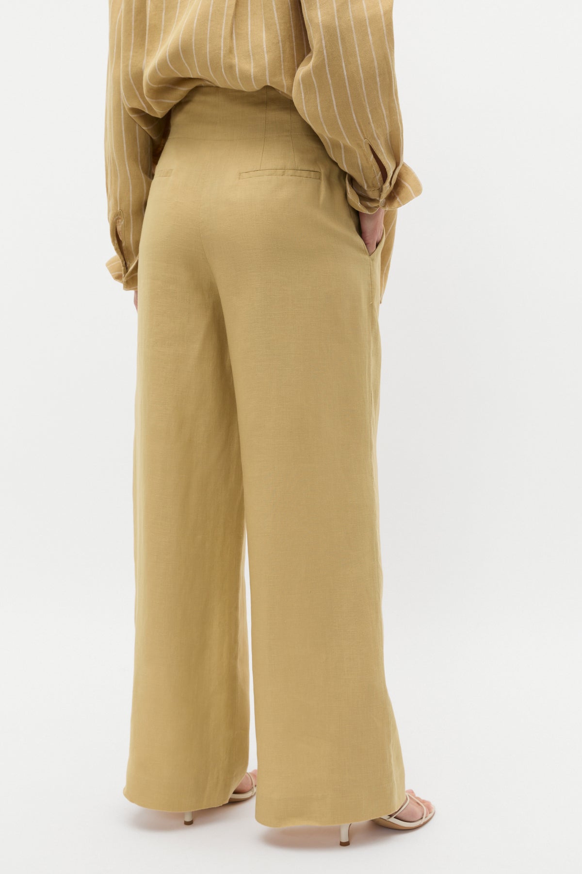 Core Linen Waisted Pant
