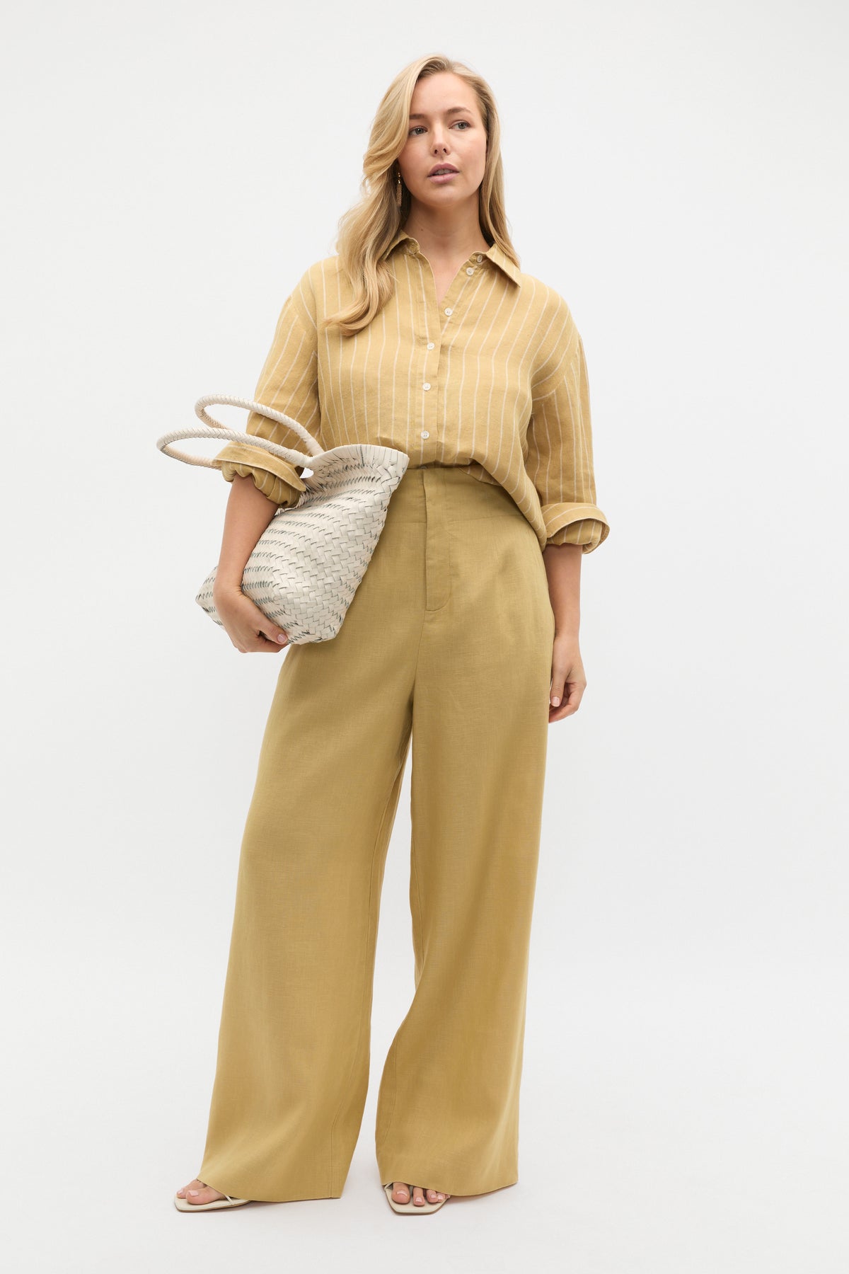 Core Linen Waisted Pant