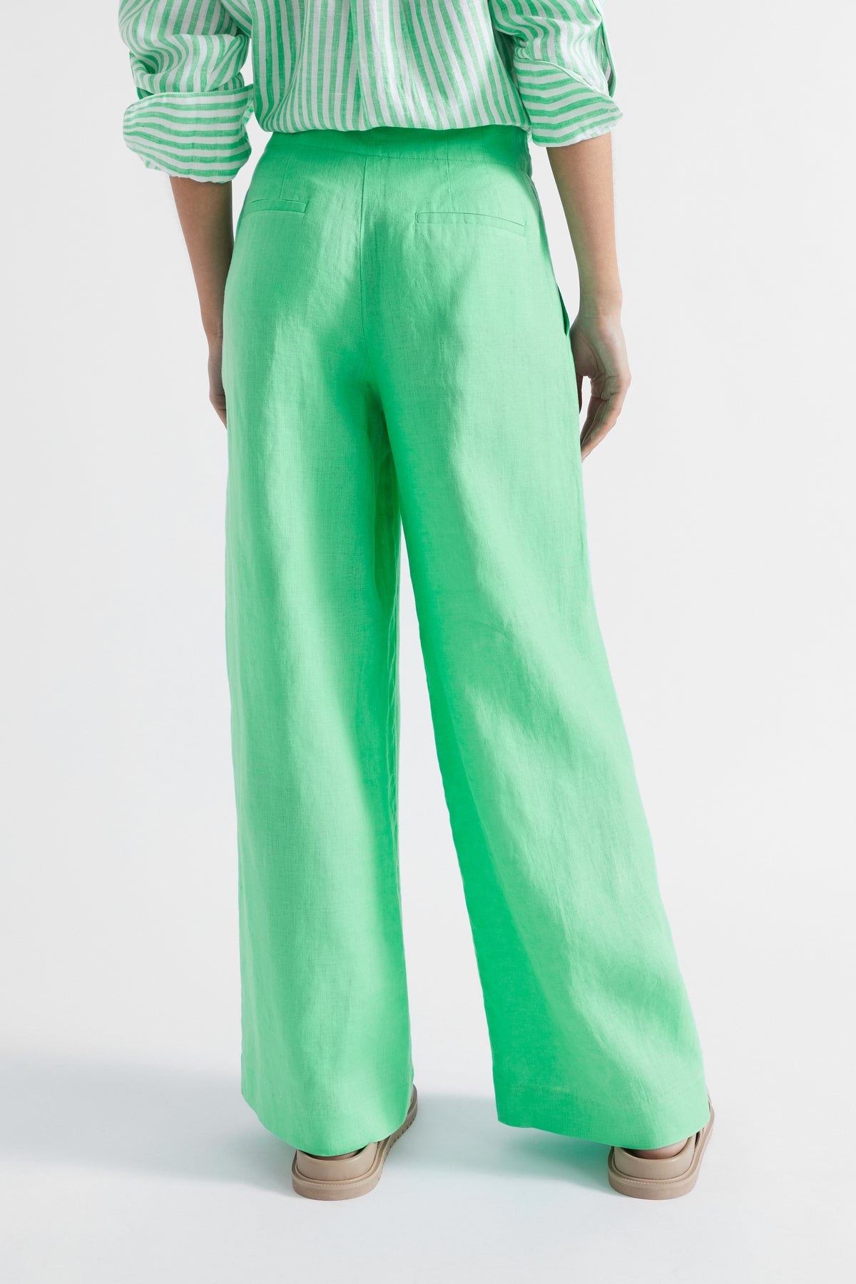 Core Linen Waisted Pant