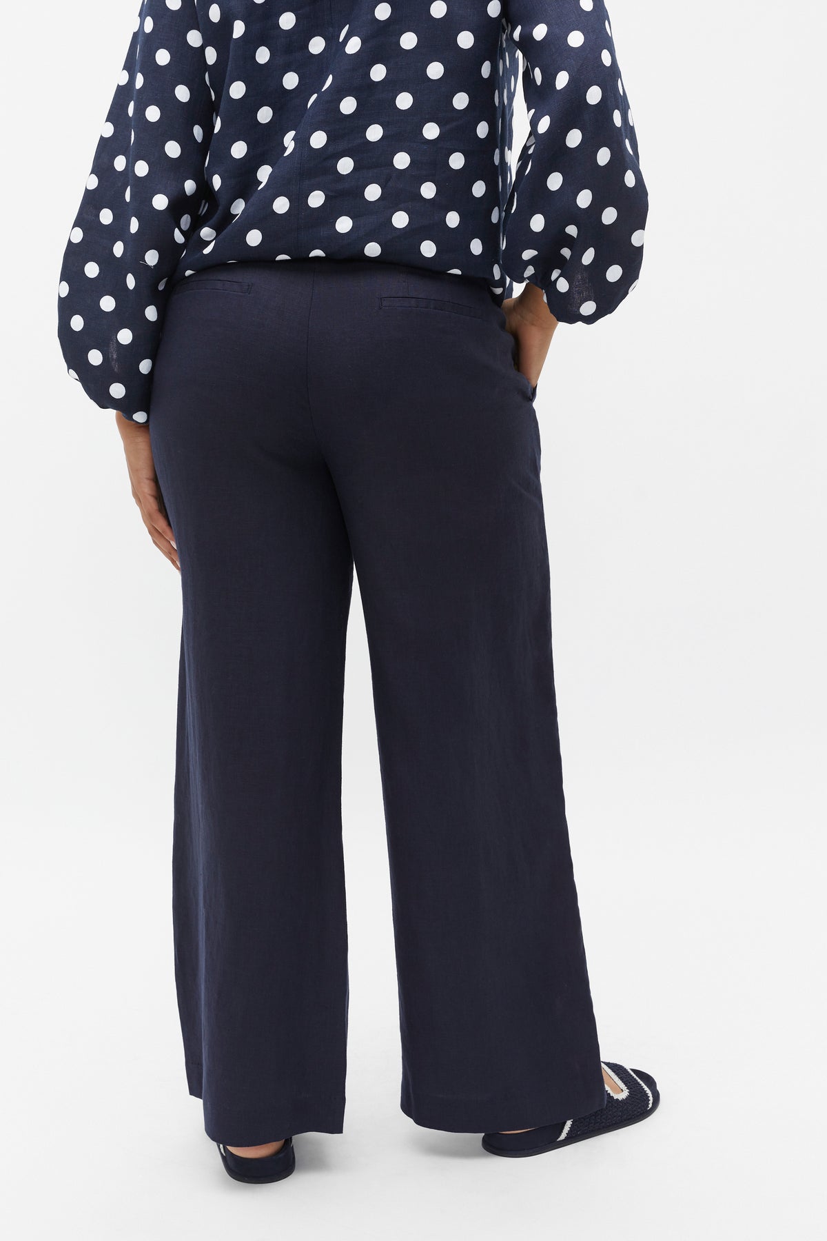 Core Linen Waisted Pant