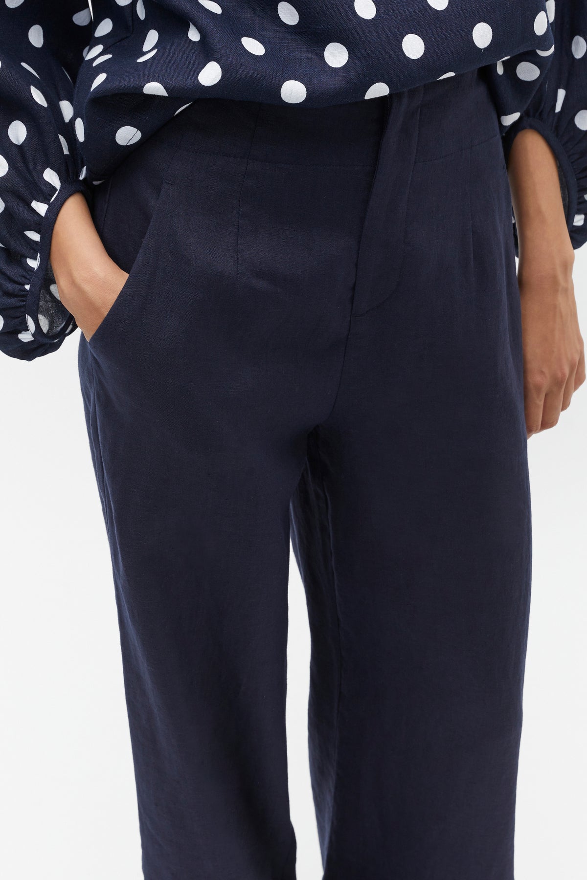 Core Linen Waisted Pant
