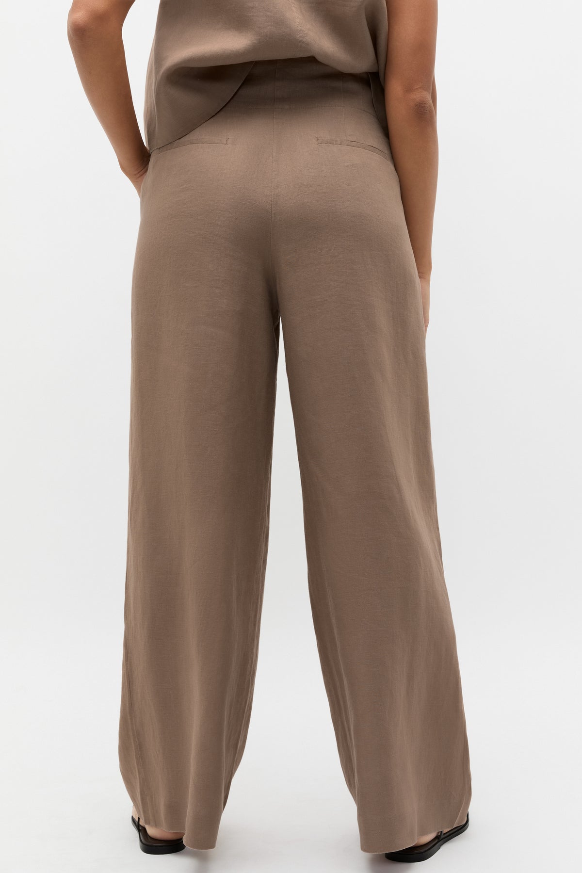Core Linen Waisted Pant
