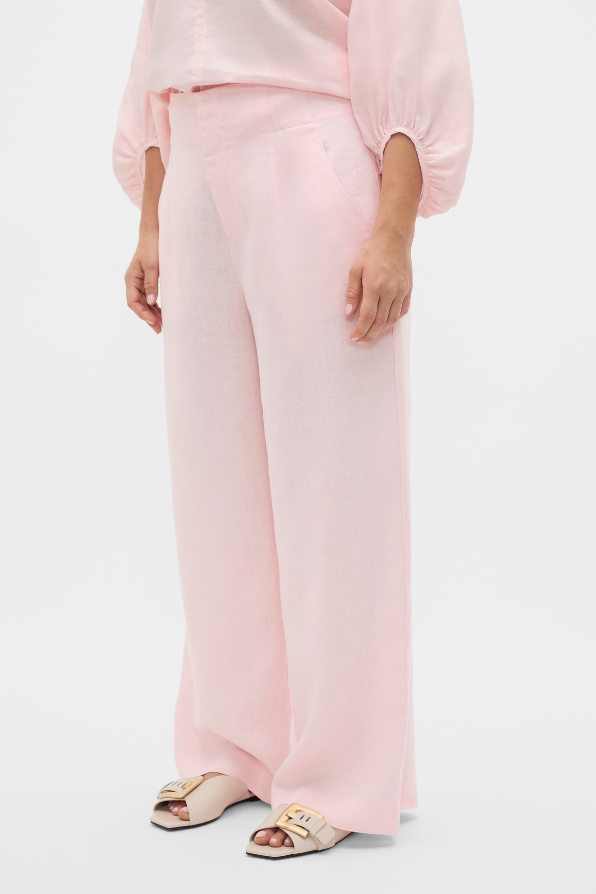 Core Linen Waisted Pant