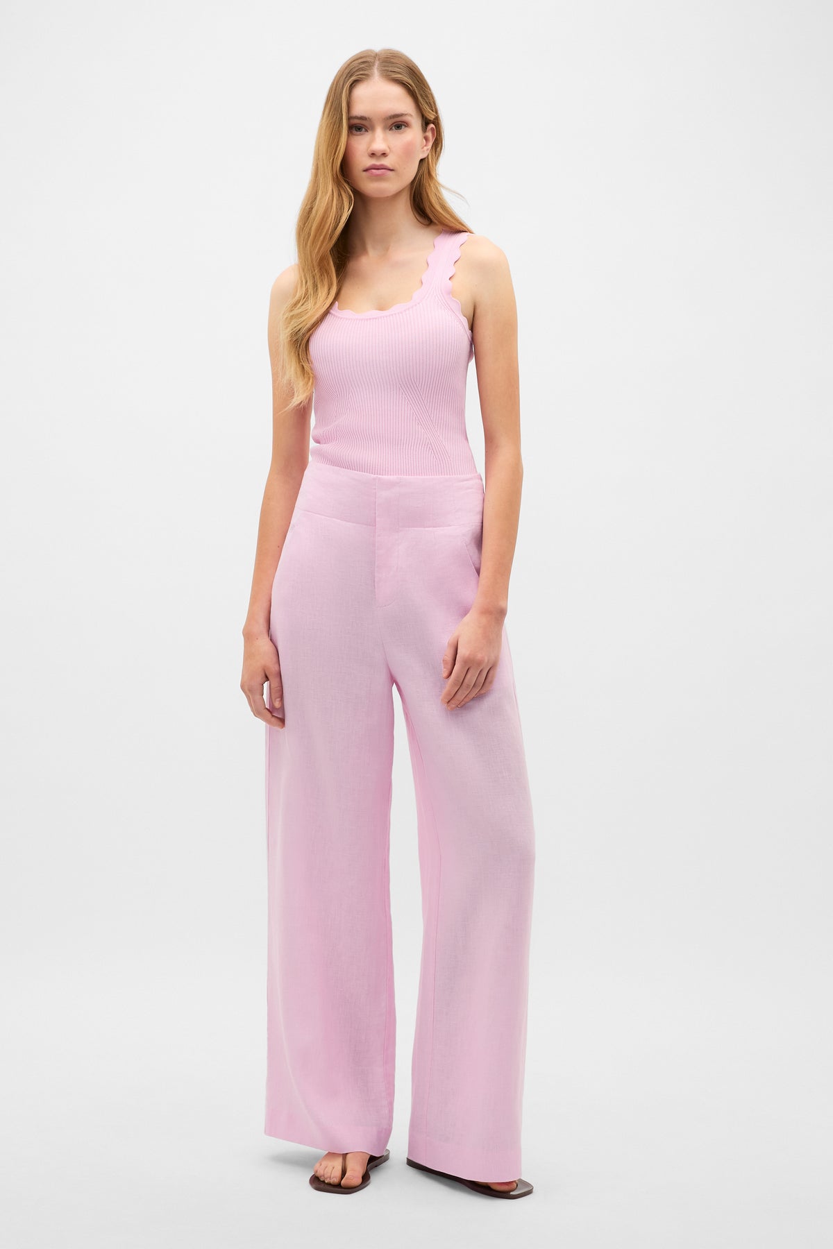 Core Linen Waisted Pant