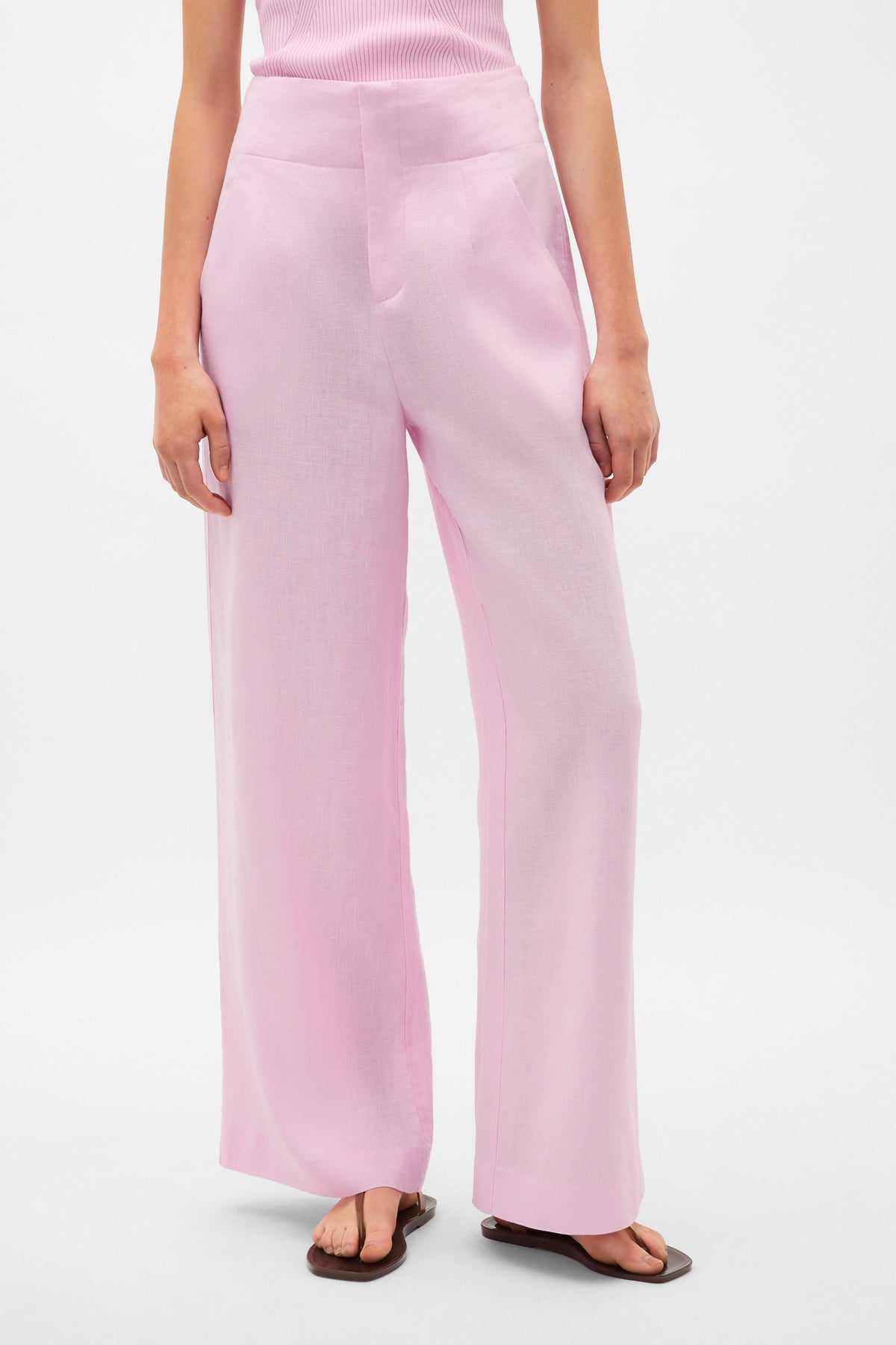 Core Linen Waisted Pant