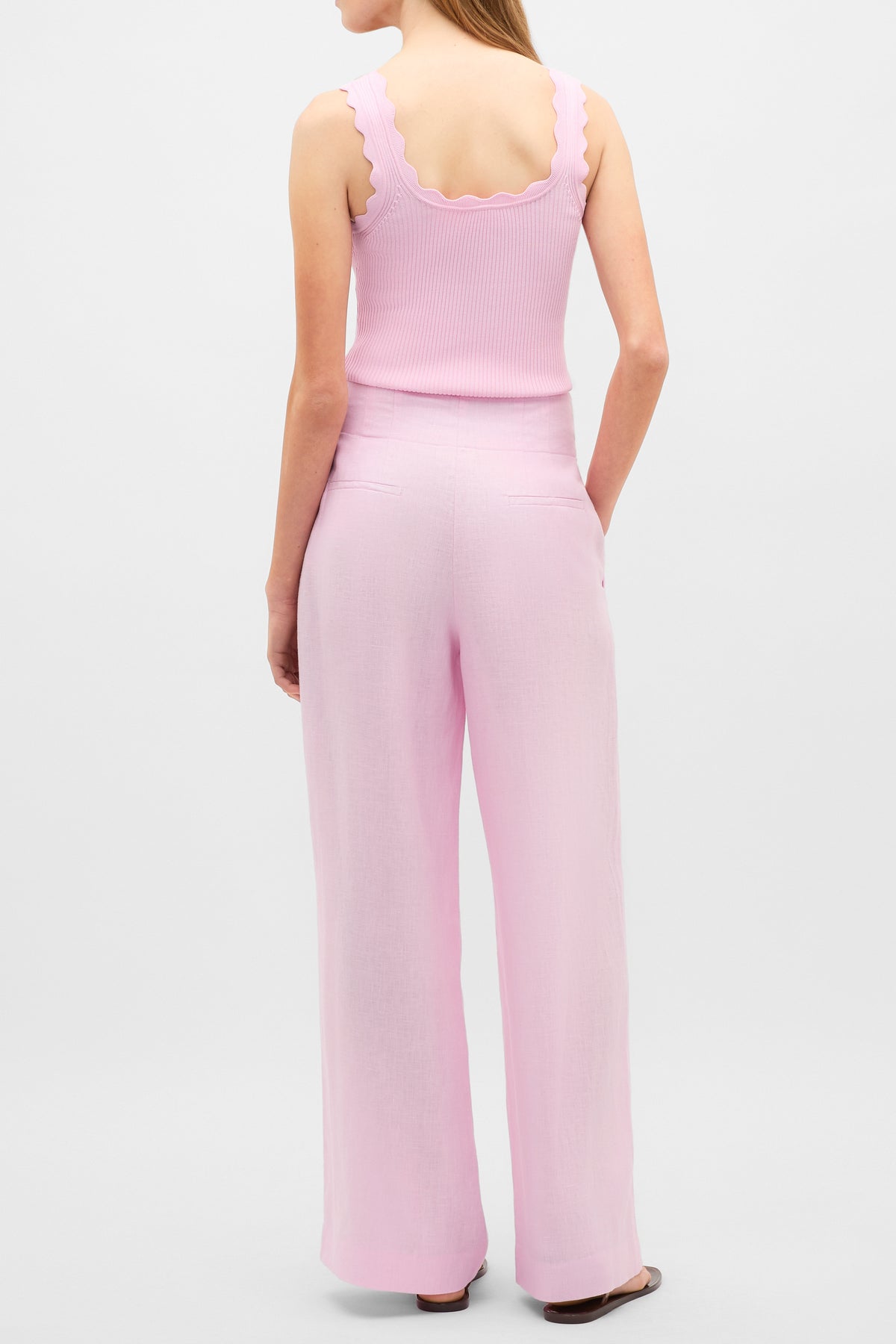 Core Linen Waisted Pant
