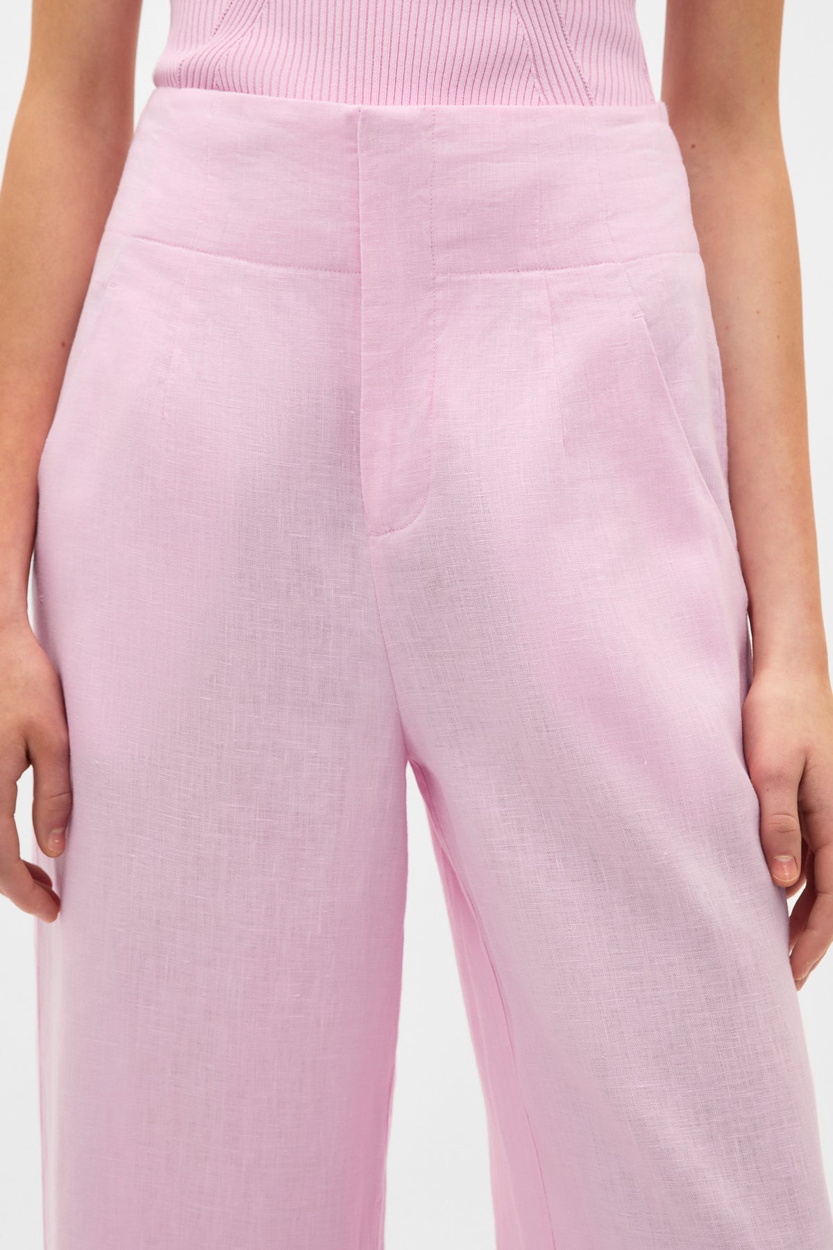 Core Linen Waisted Pant