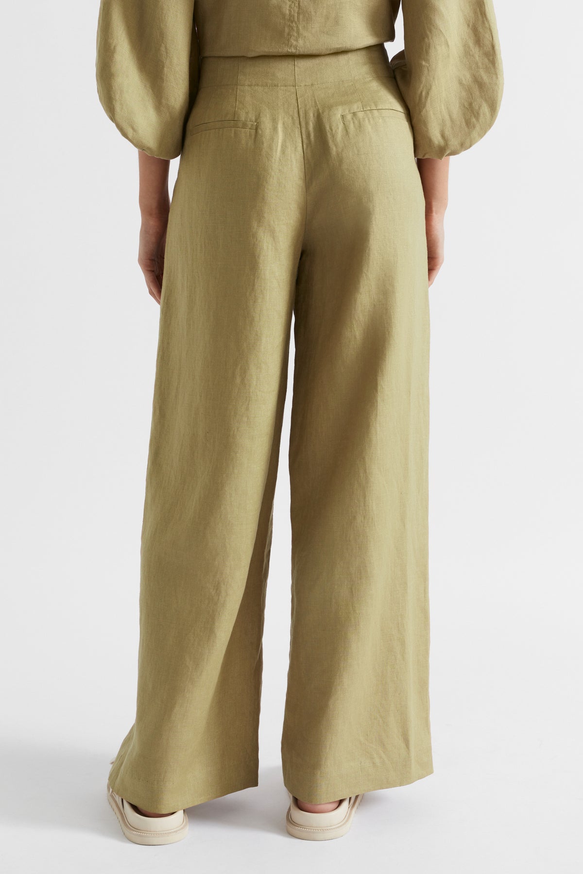 Core Linen Waisted Pant