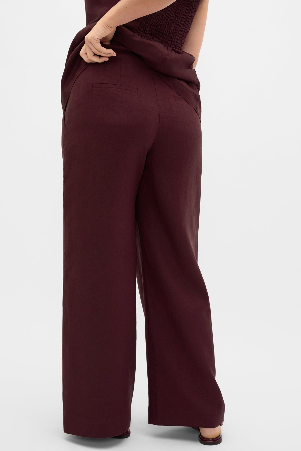 Core Linen Waisted Pant