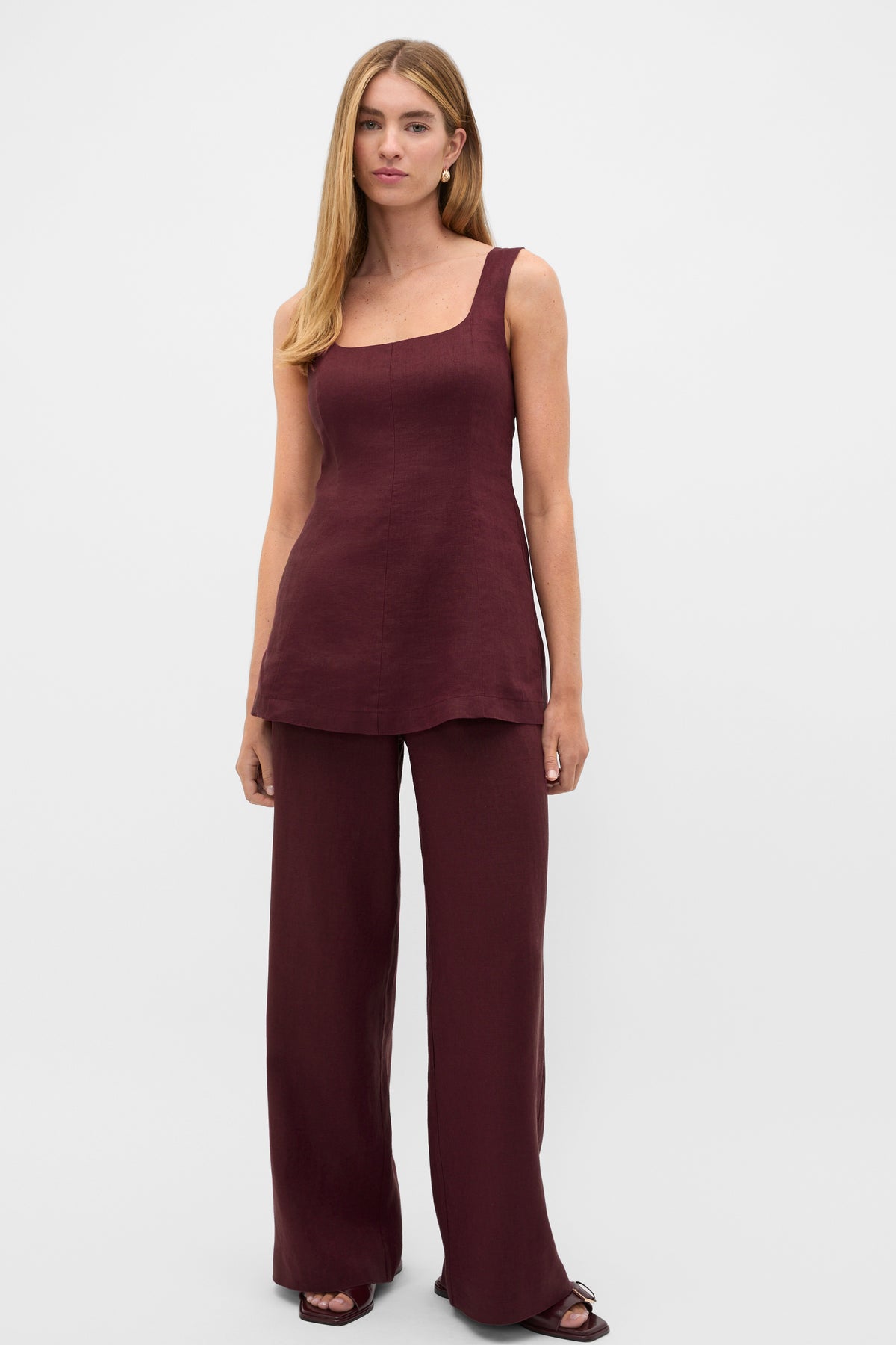 Core Linen Waisted Pant