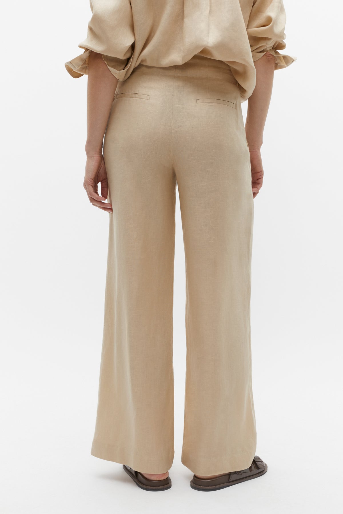 Core Linen Waisted Pant