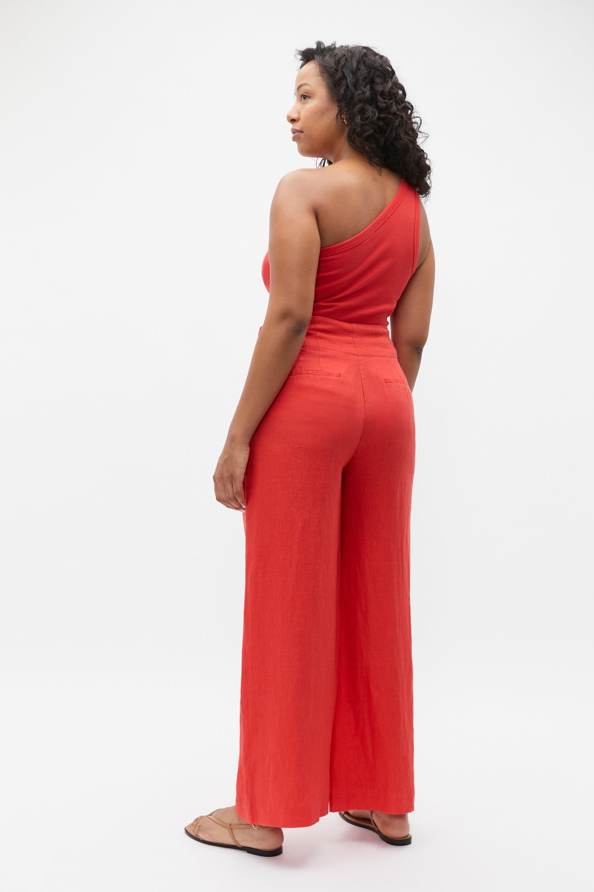 Core Linen Waisted Pant
