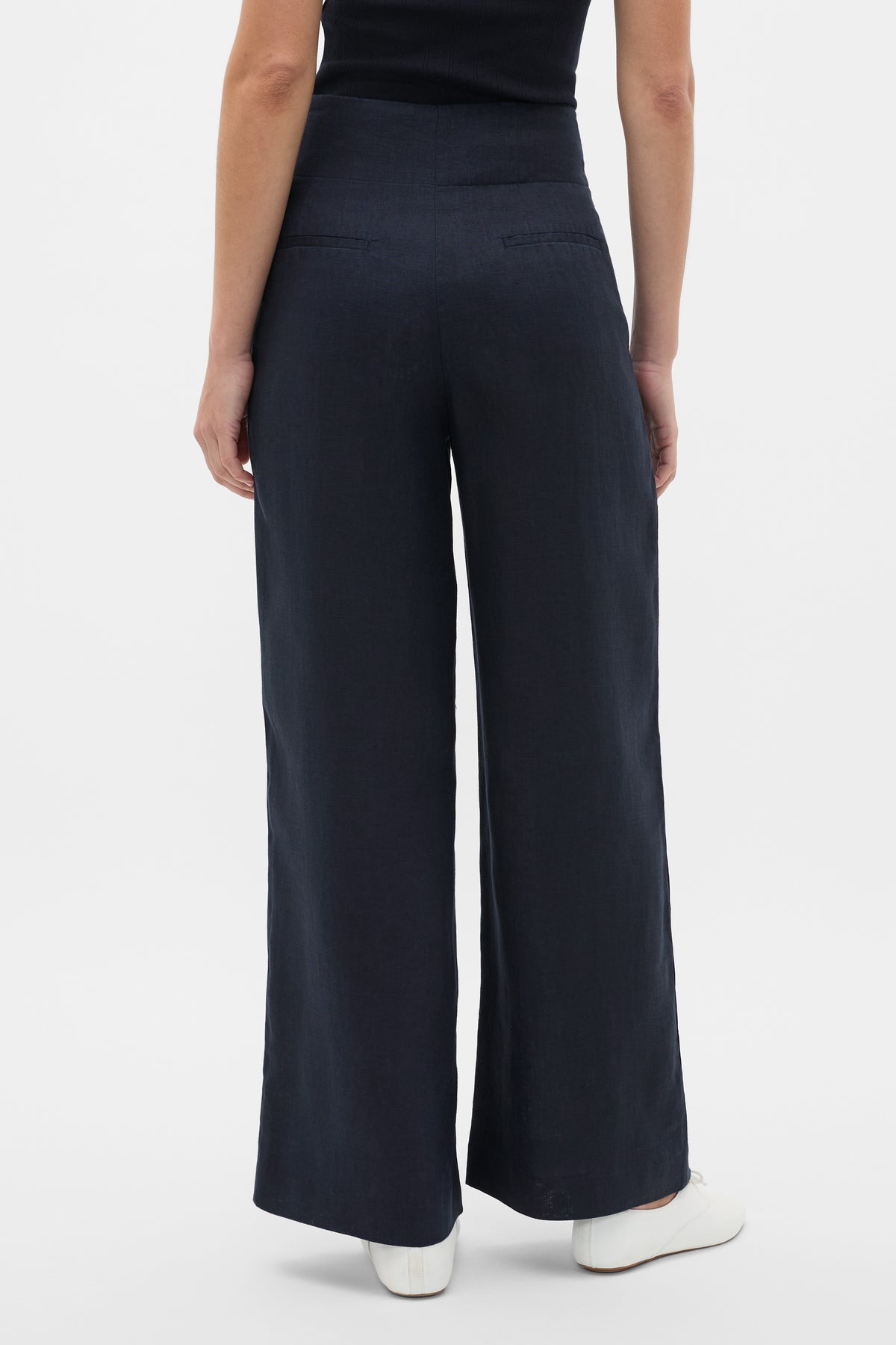Core Linen Waisted Pant