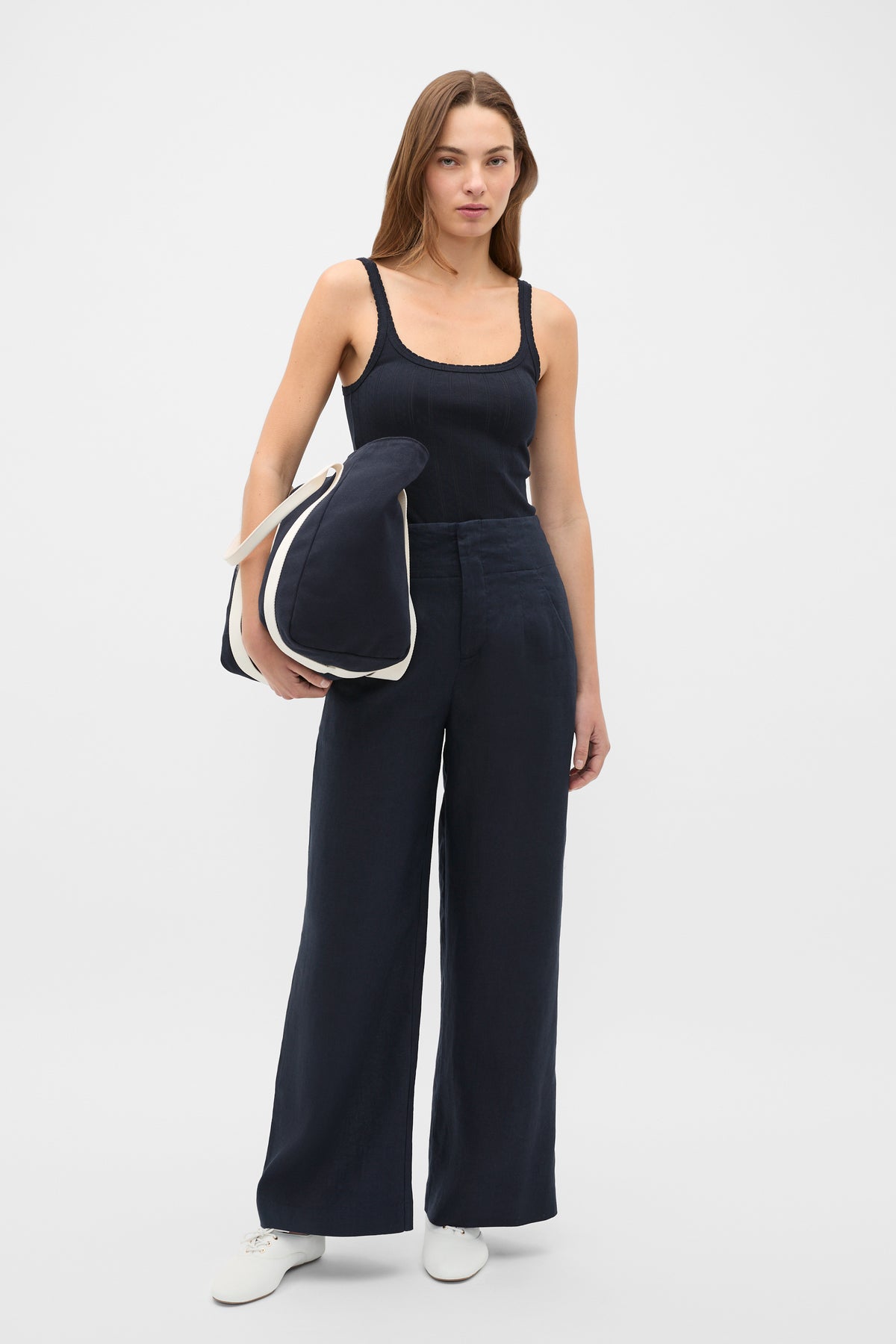 Core Linen Waisted Pant