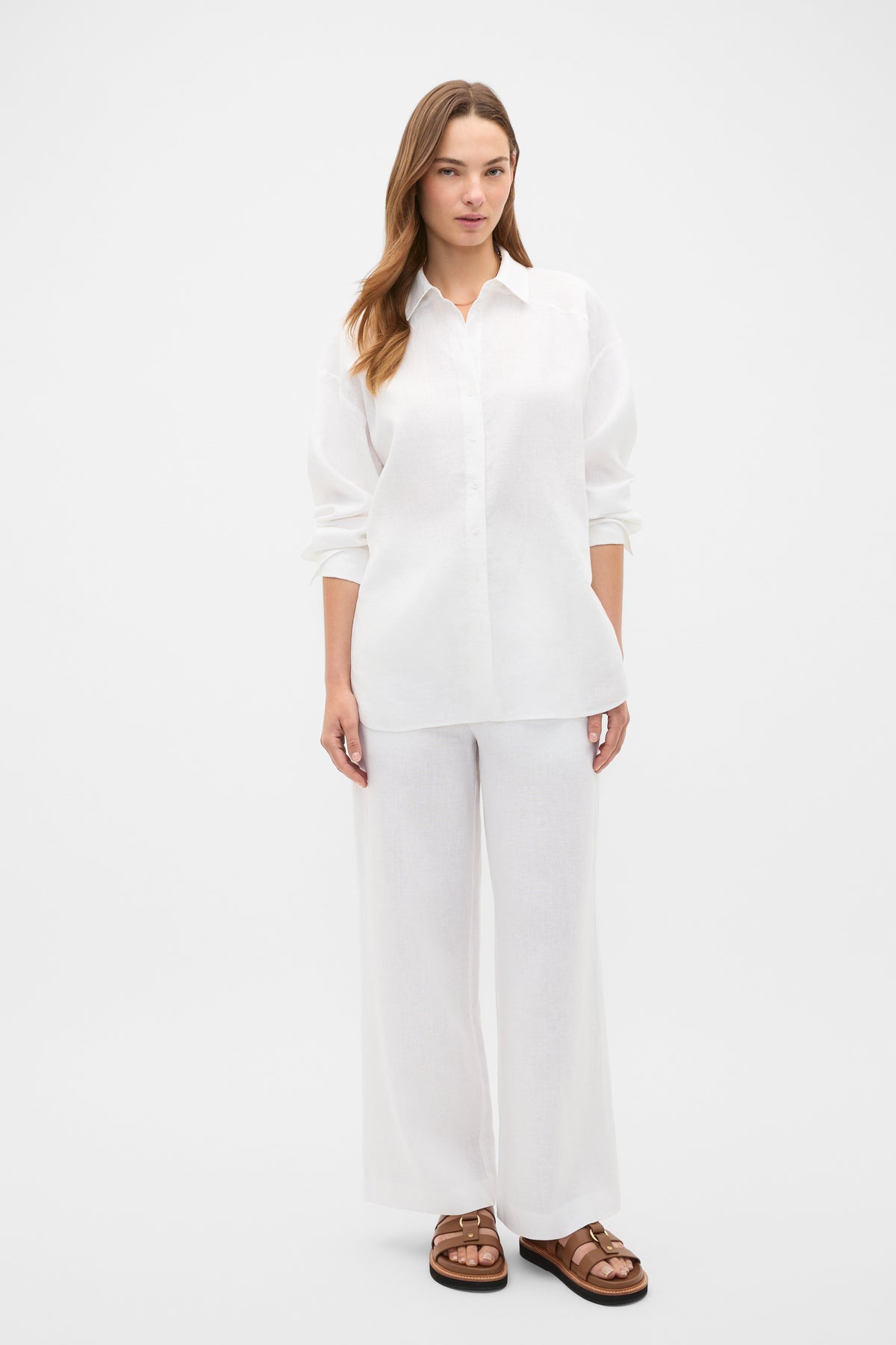 Core Linen Waisted Pant