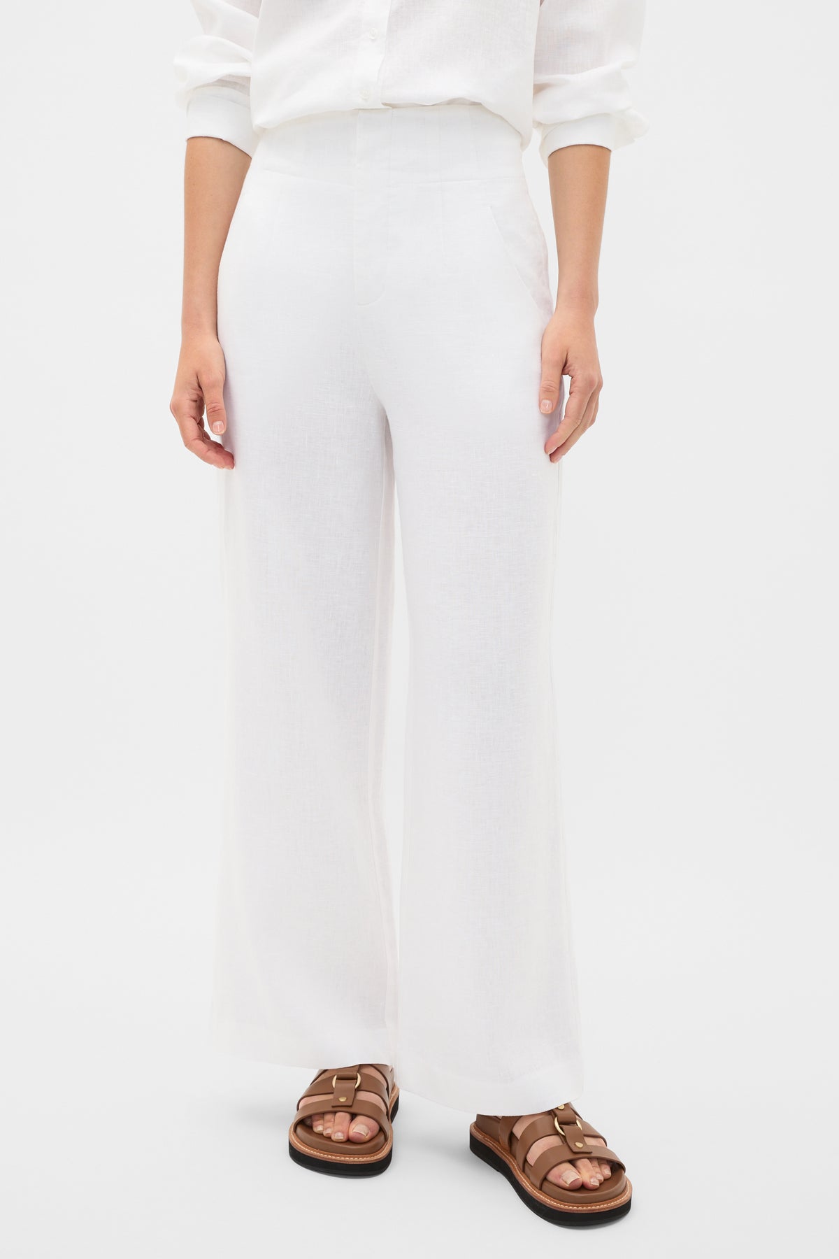 Core Linen Waisted Pant