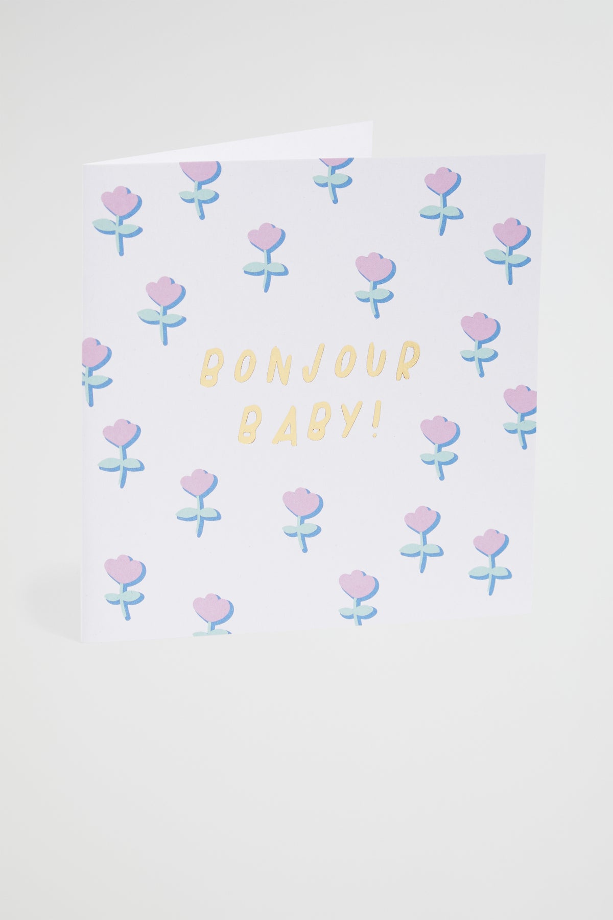 Large Bonjour Baby Card