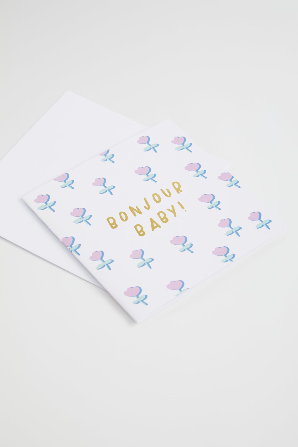 Large Bonjour Baby Card