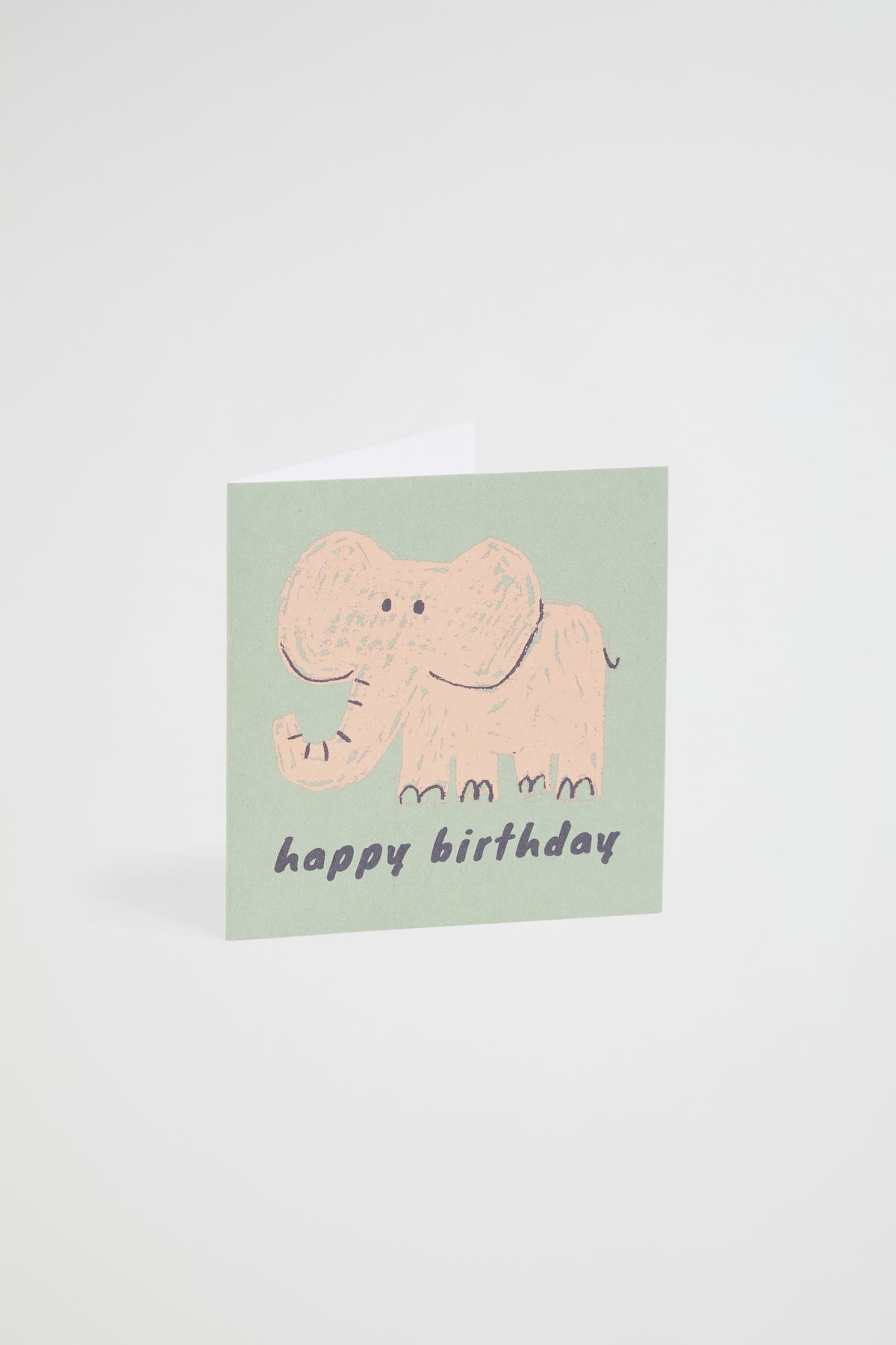 Small Elephant Birthday Card