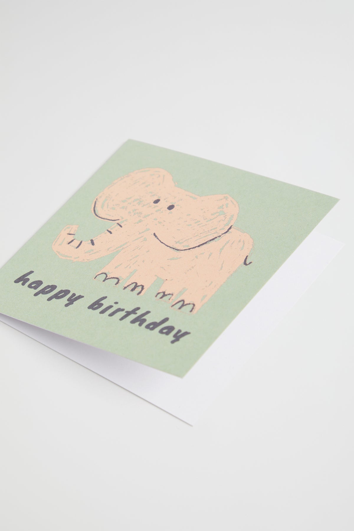 Small Elephant Birthday Card