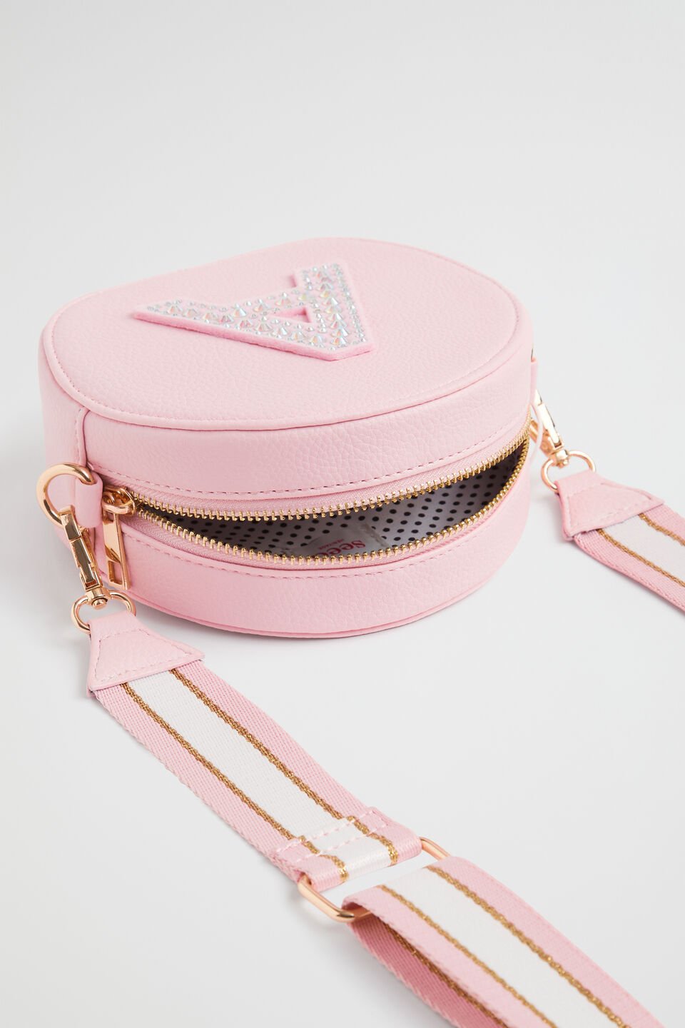 Circle Jewel Initial Bag