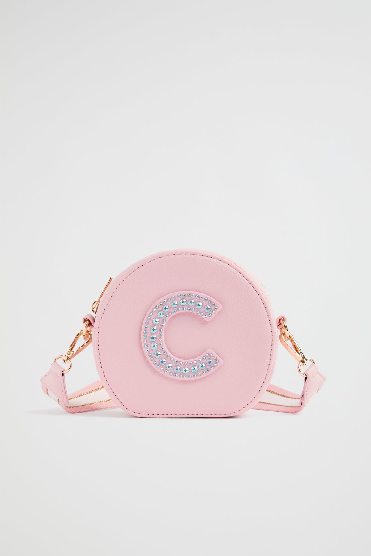 Circle Jewel Initial Bag