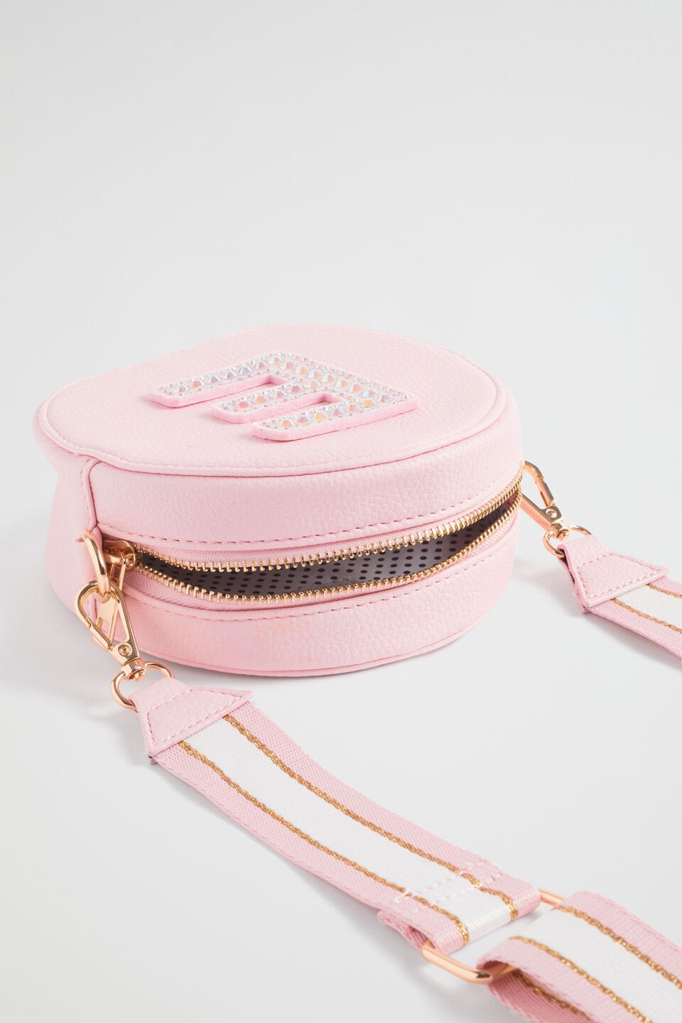 Circle Jewel Initial Bag
