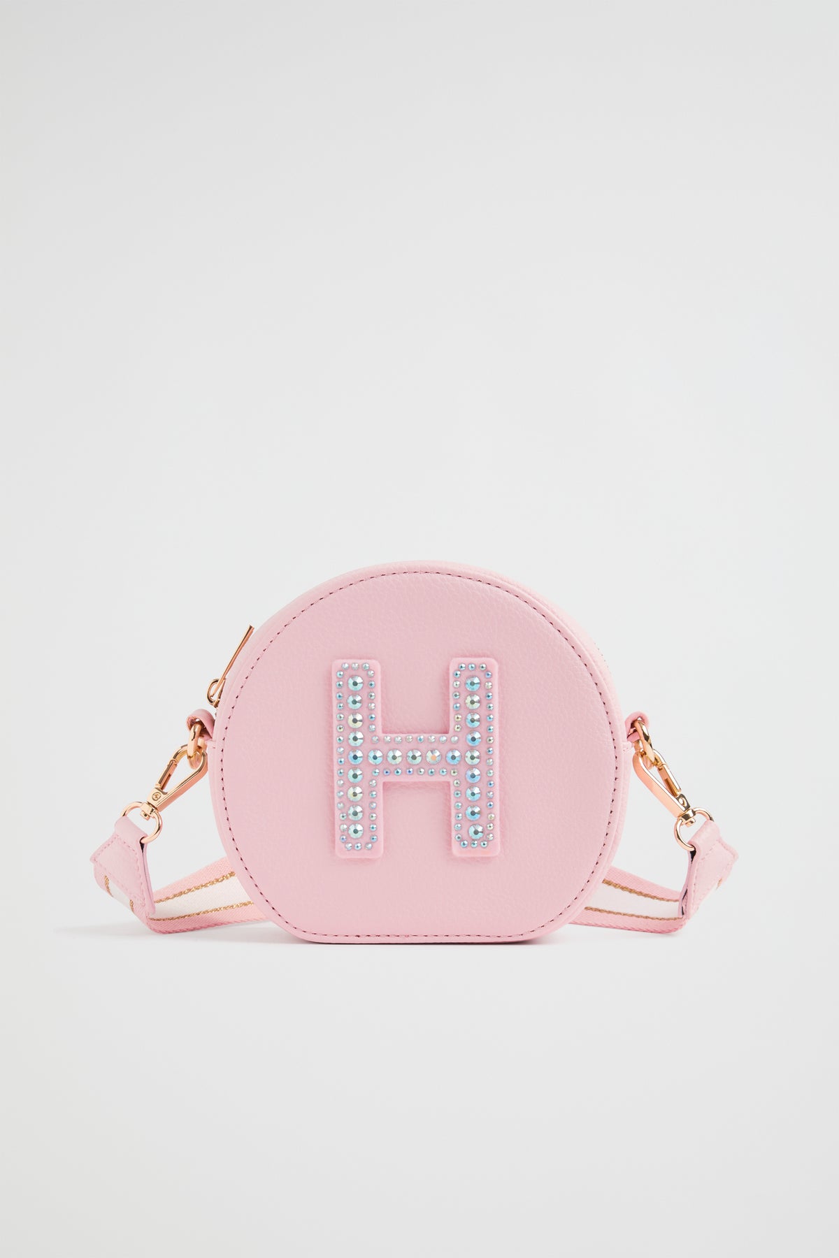 Circle Jewel Initial Bag