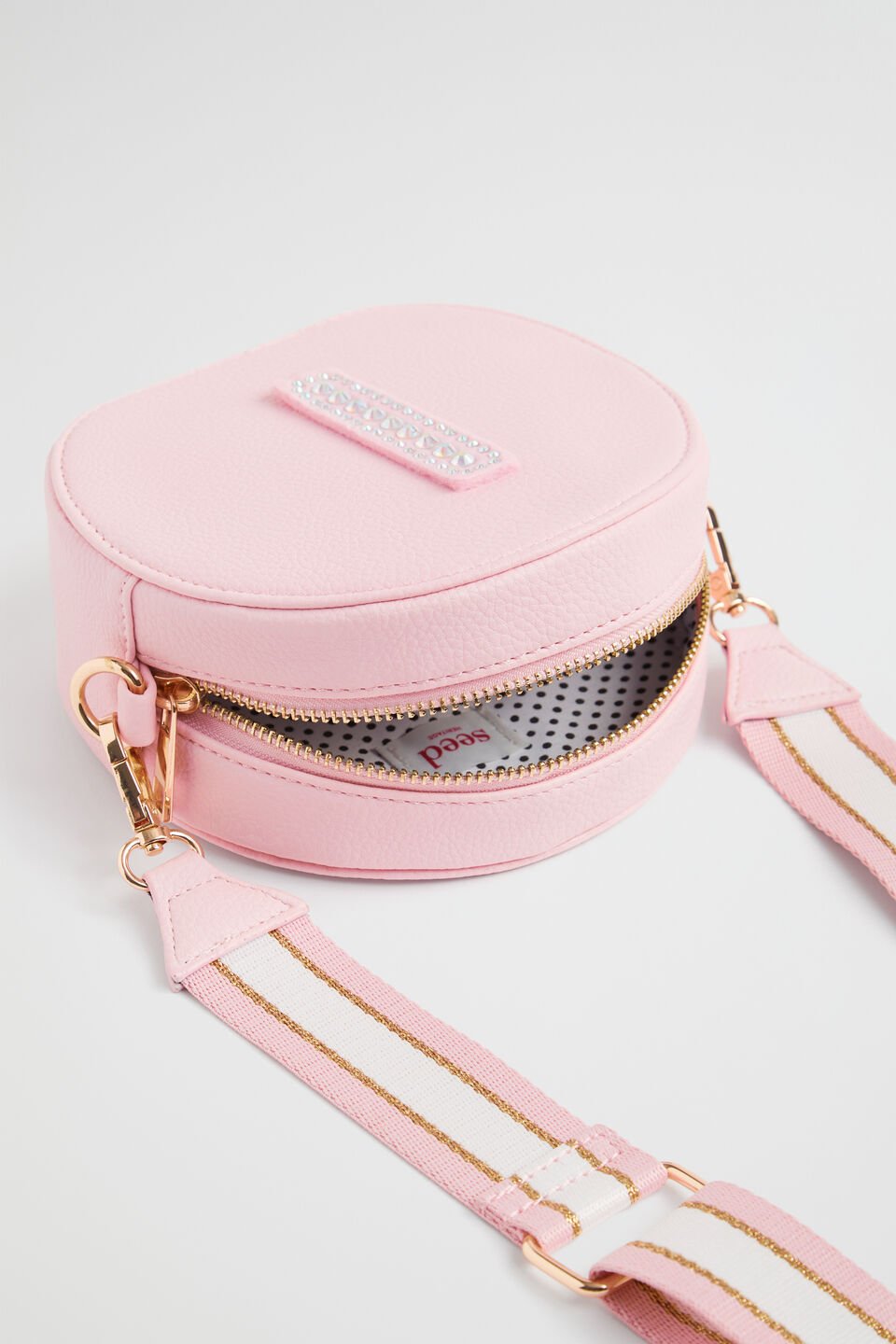Circle Jewel Initial Bag