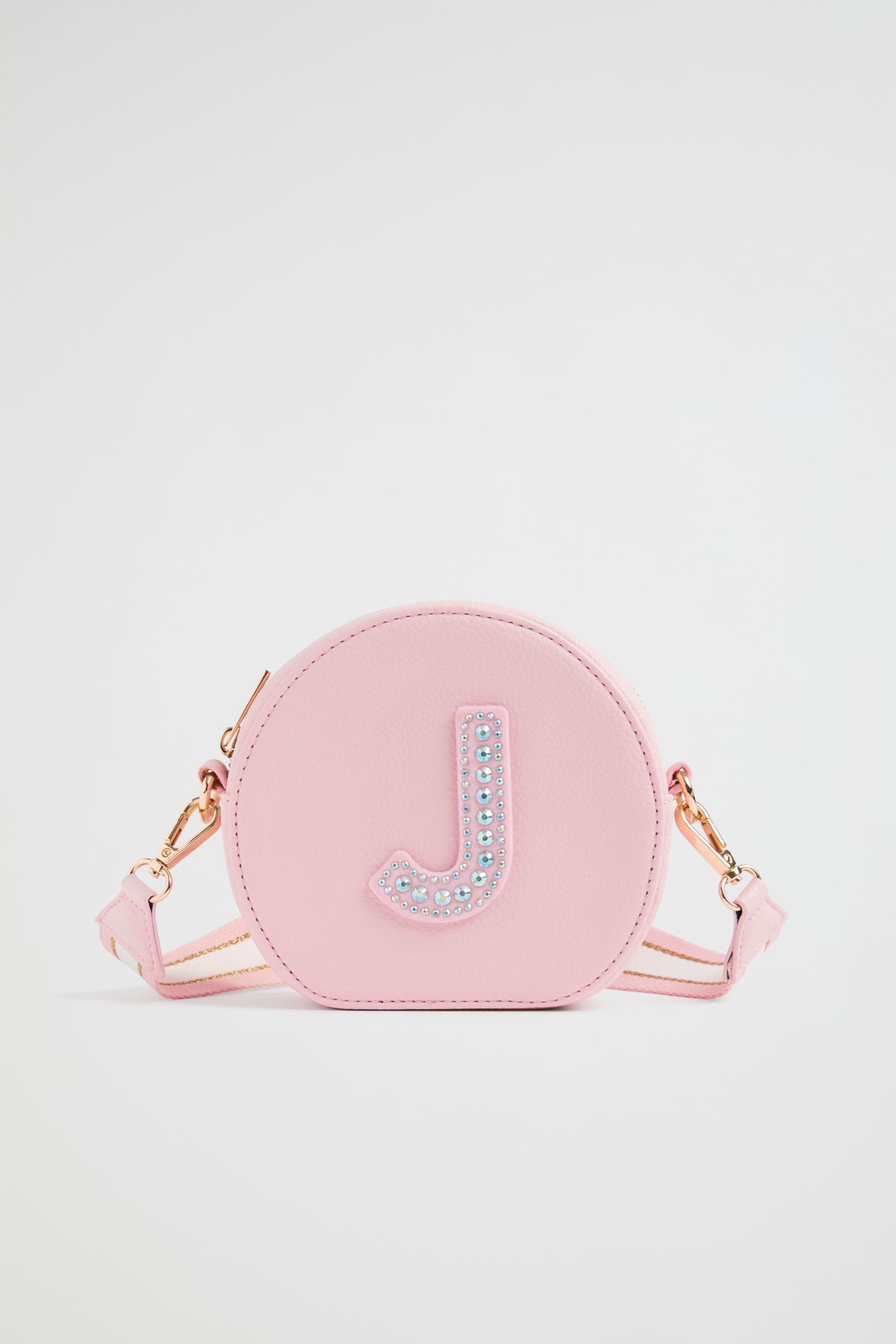 Circle Jewel Initial Bag