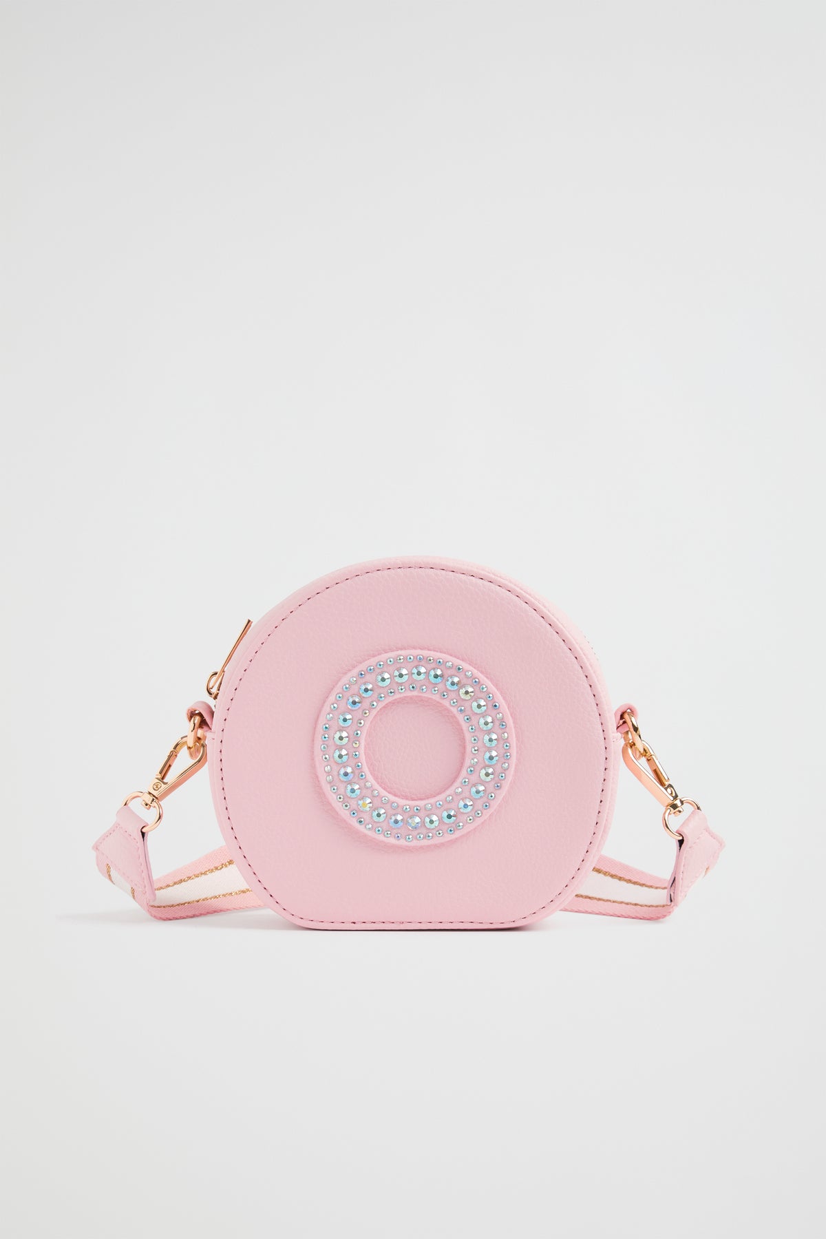 Circle Jewel Initial Bag
