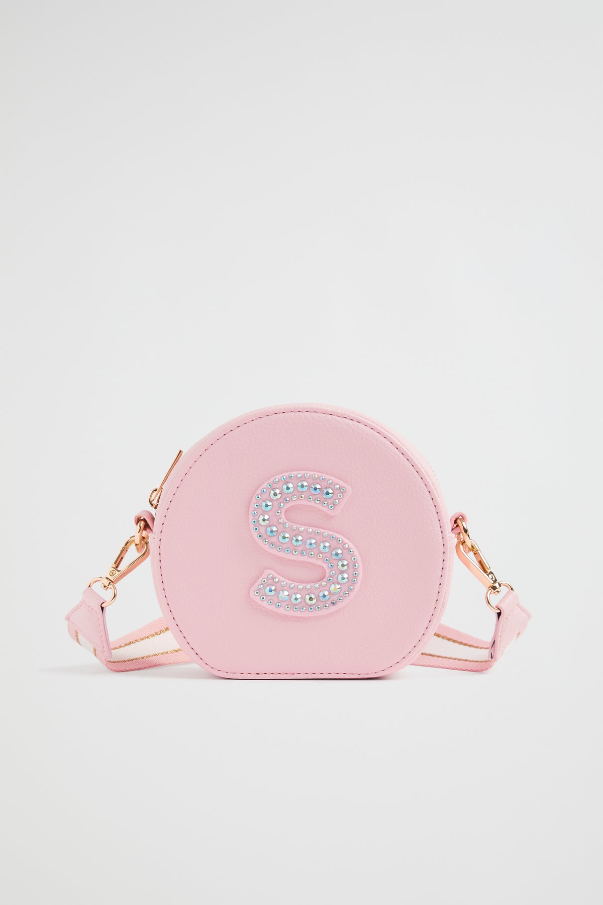 Circle Jewel Initial Bag