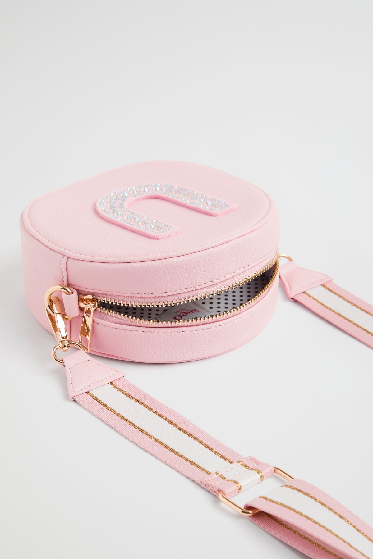 Circle Jewel Initial Bag