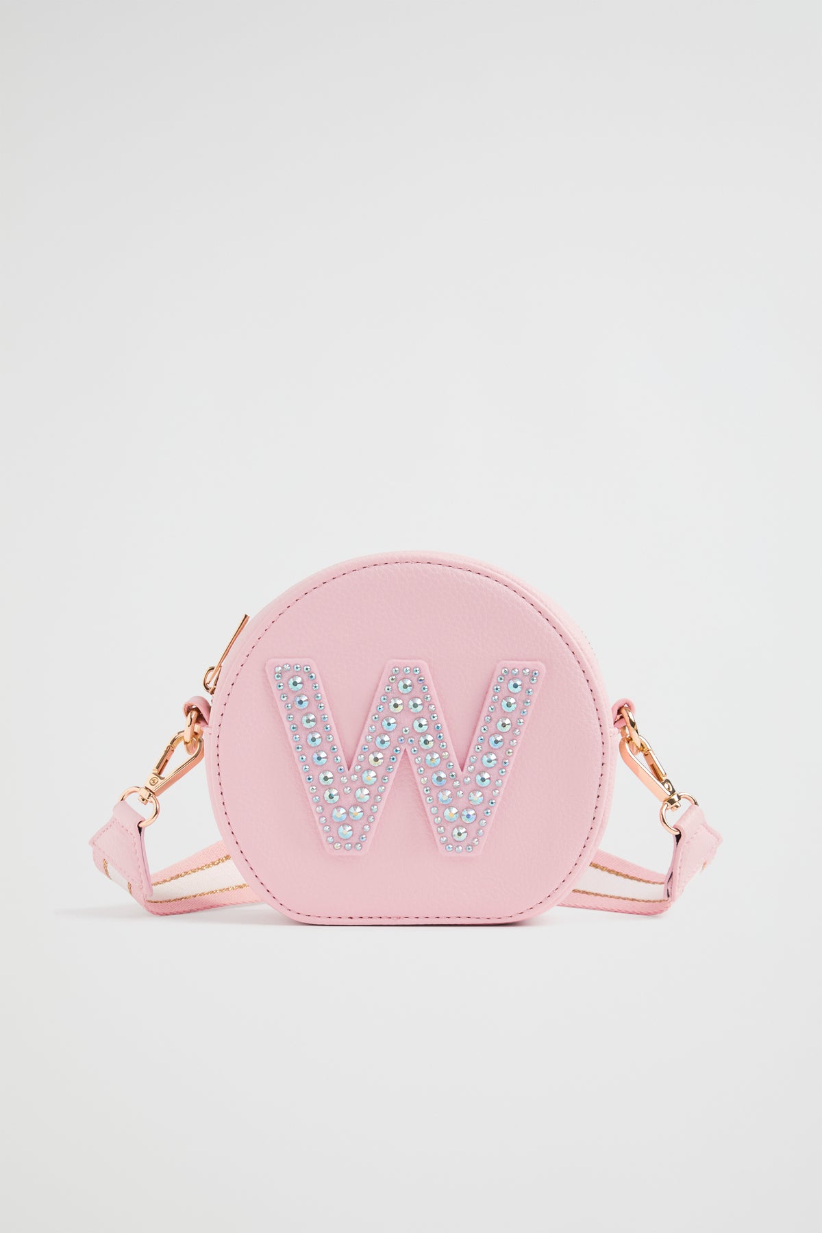 Circle Jewel Initial Bag