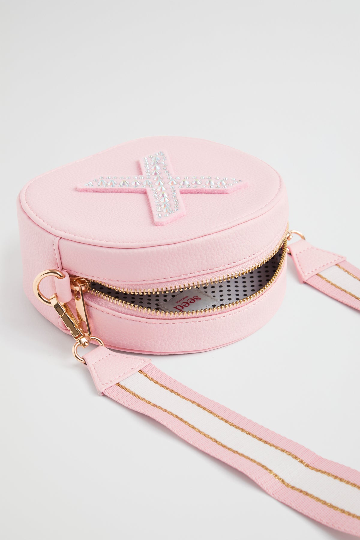 Circle Jewel Initial Bag