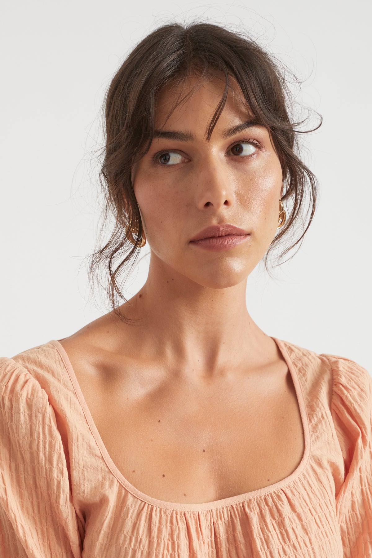 Seersucker Crop Top