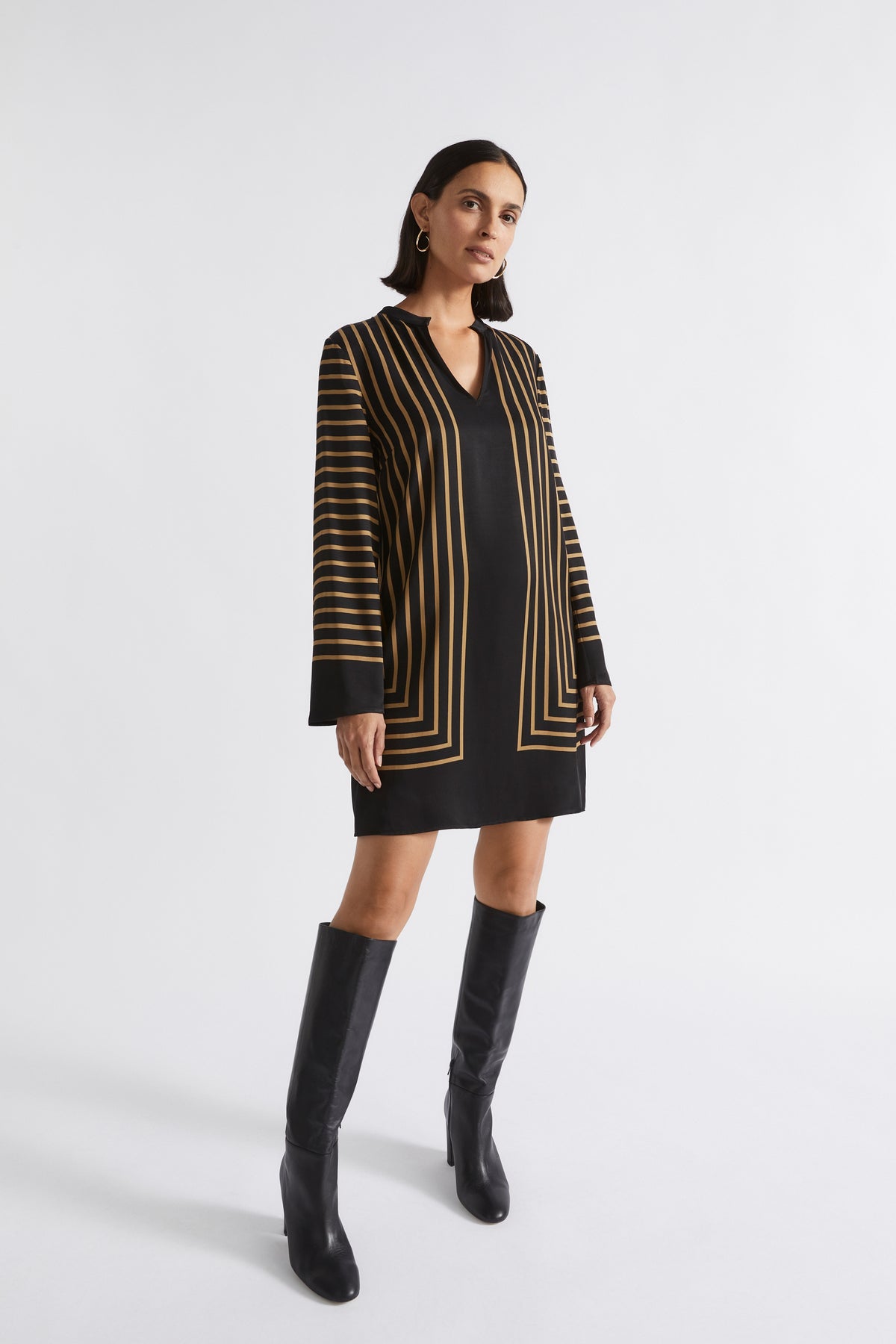 Linear Shift Dress