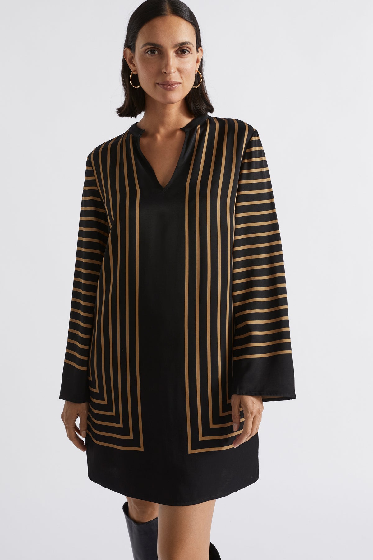 Linear Shift Dress