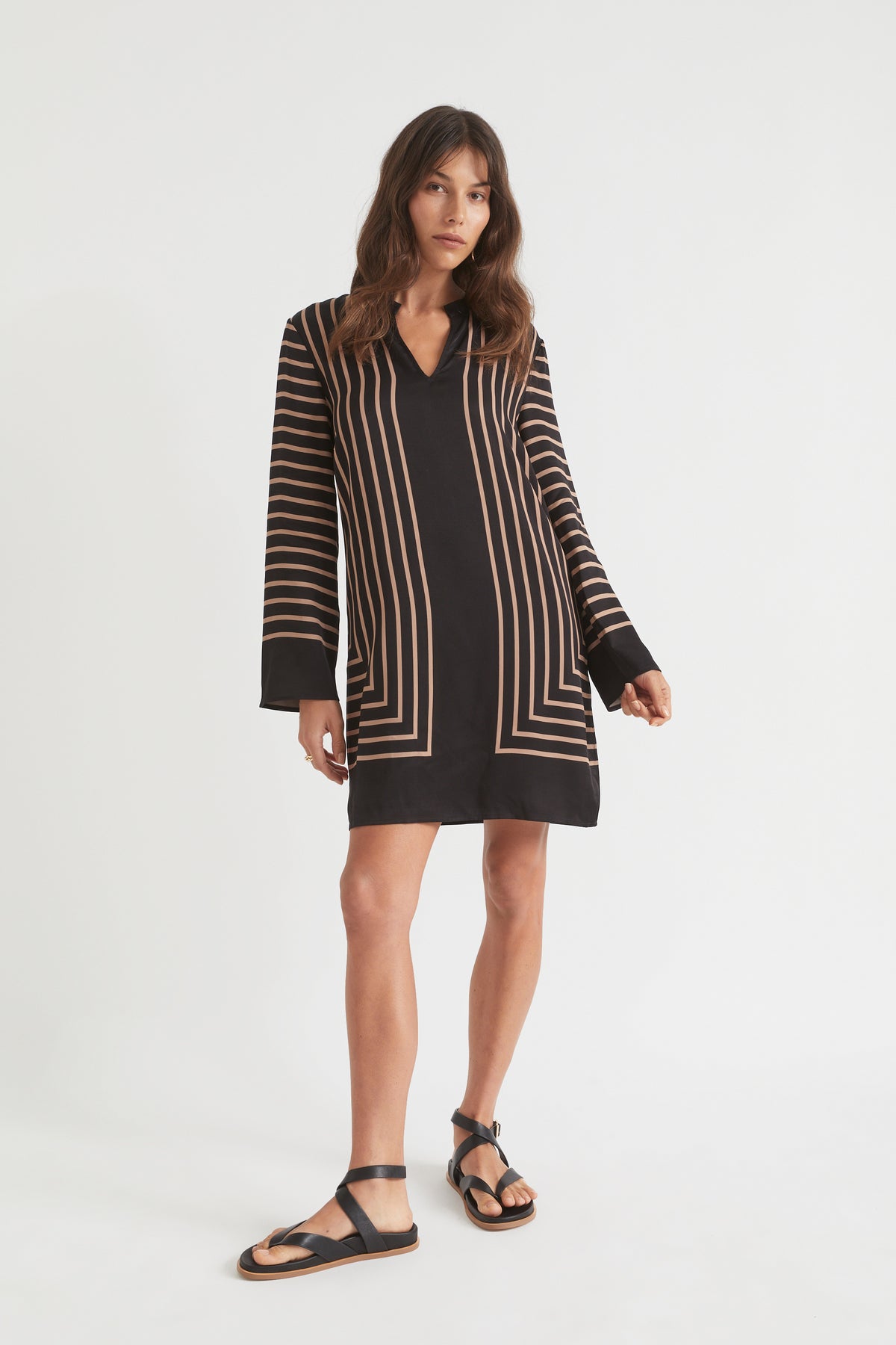 Linear Shift Dress