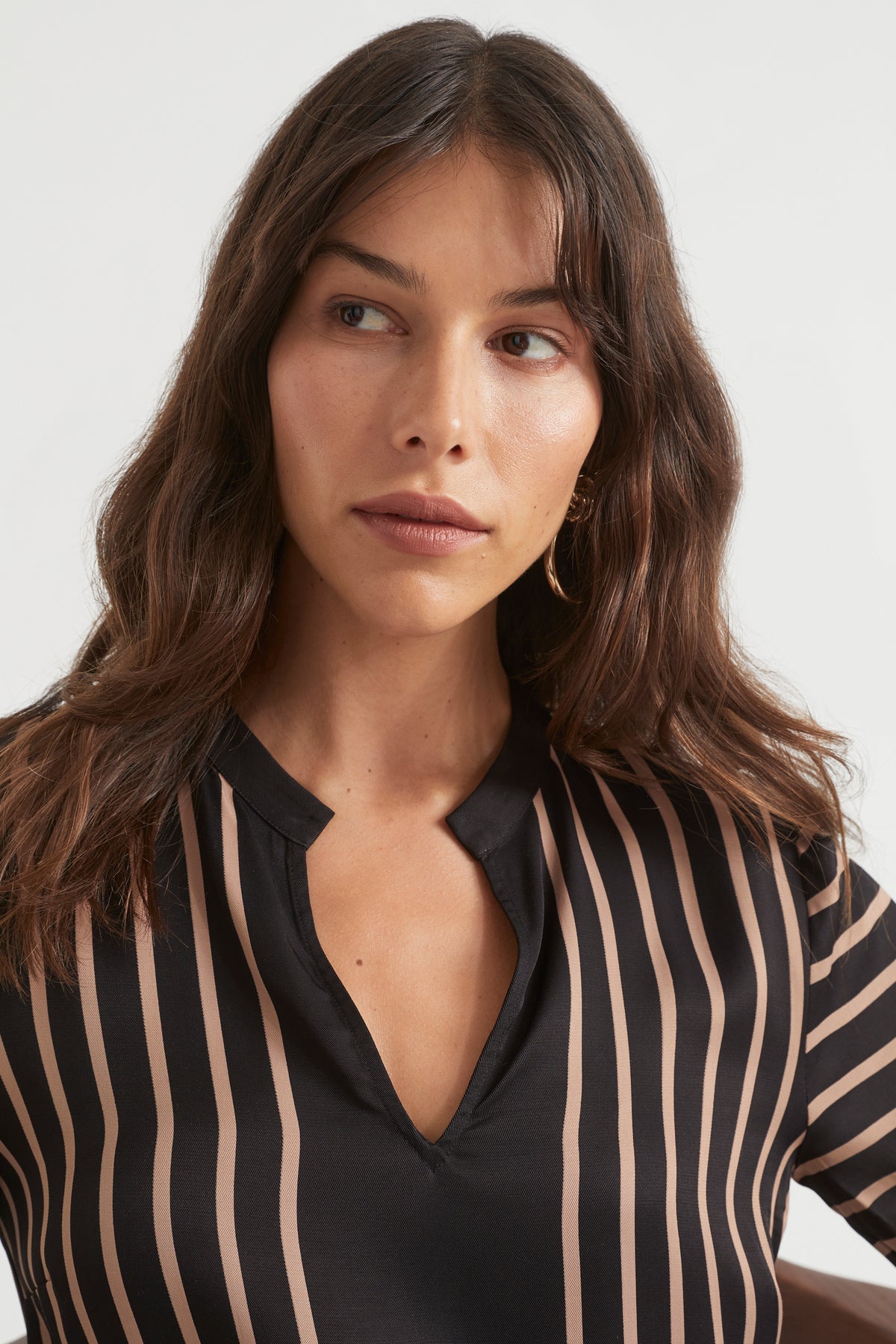 Linear Shift Dress