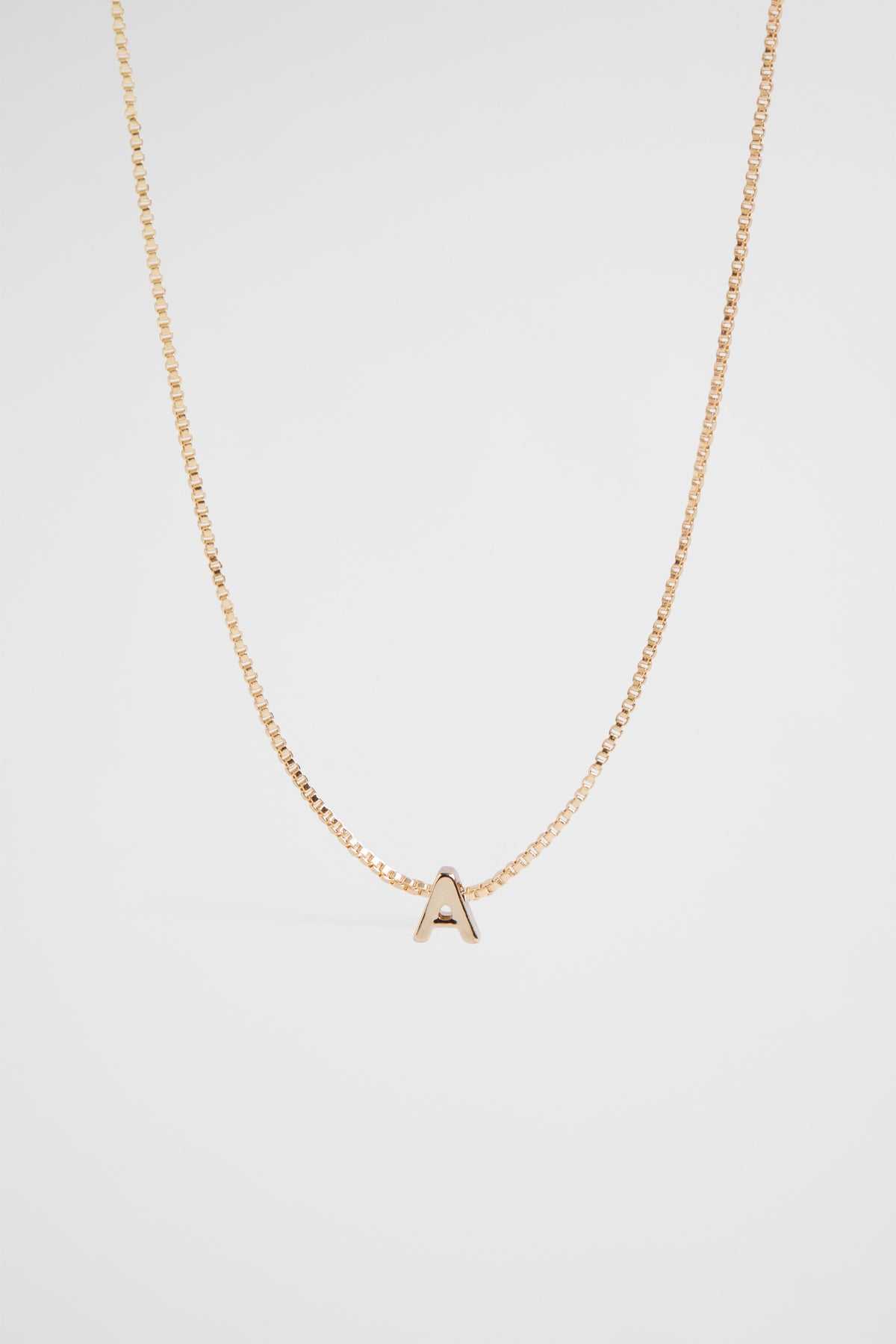 Gold Initial Necklace