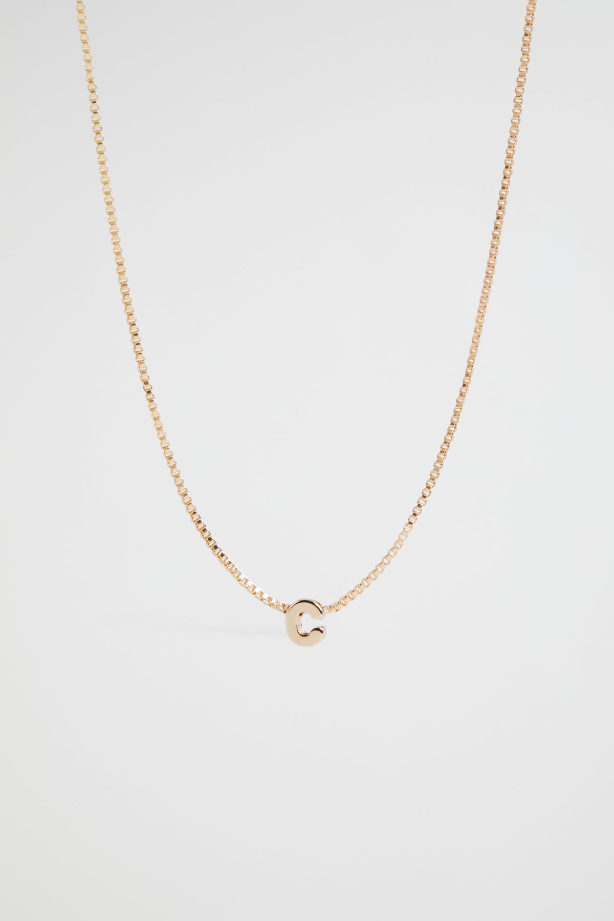 Gold Initial Necklace