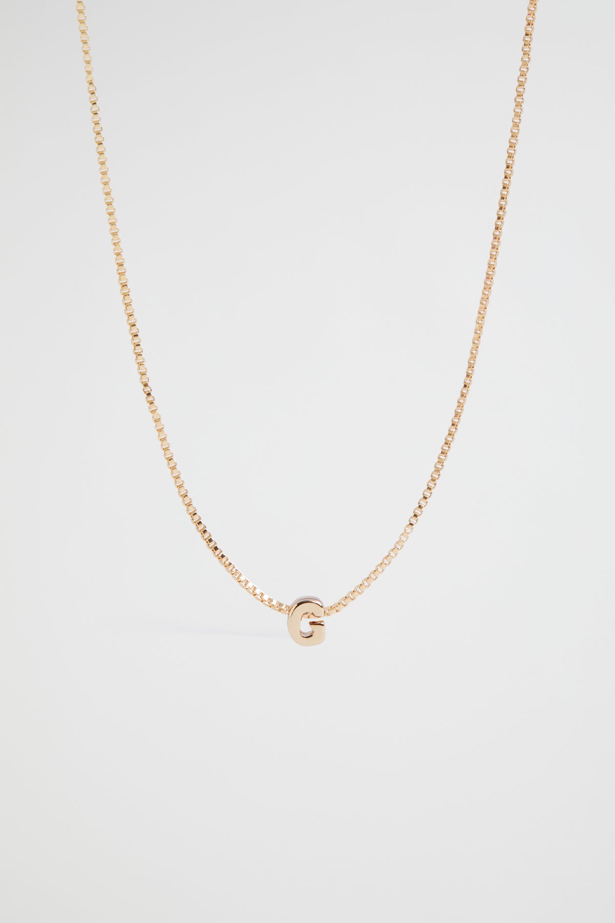 Gold Initial Necklace
