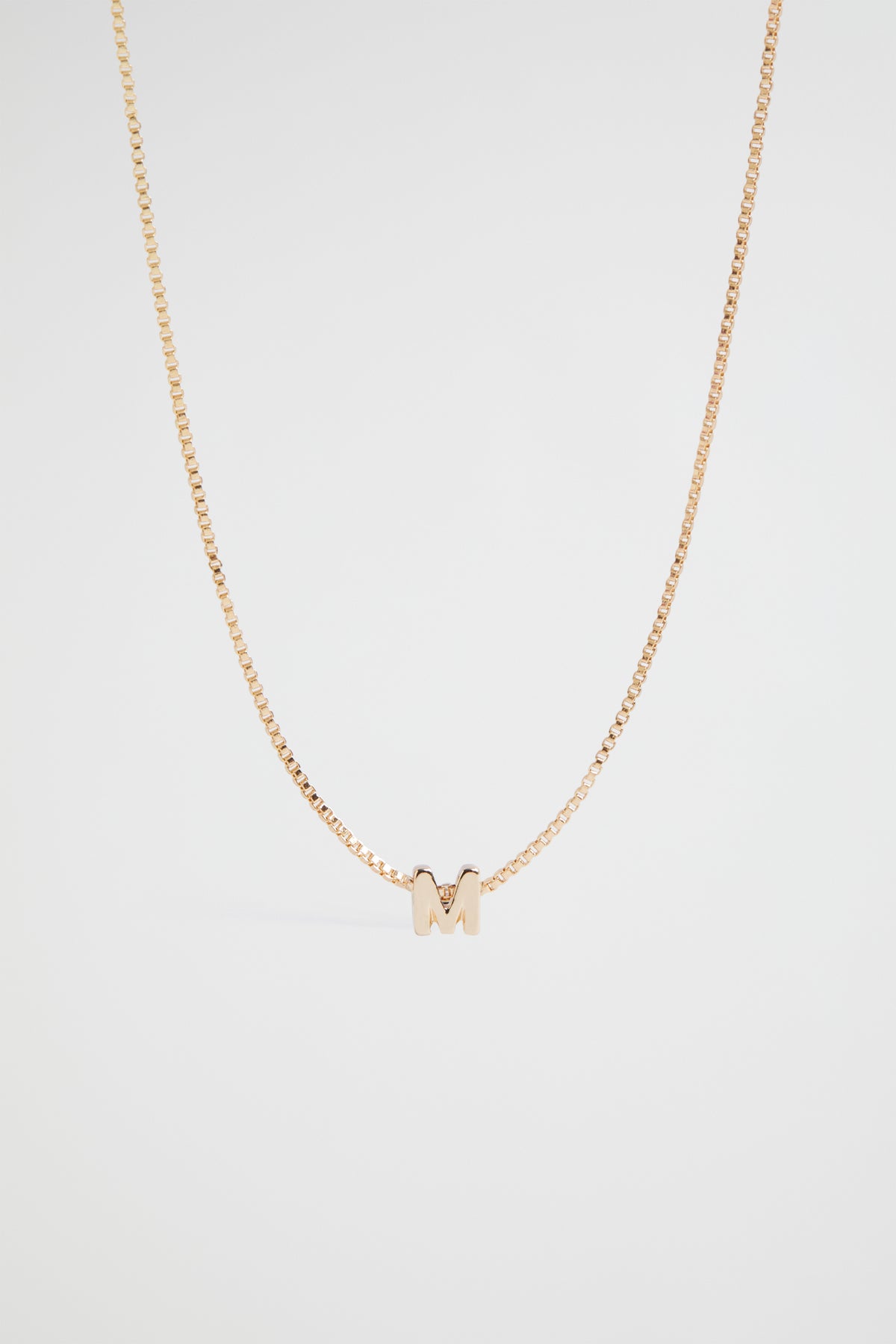 Gold Initial Necklace