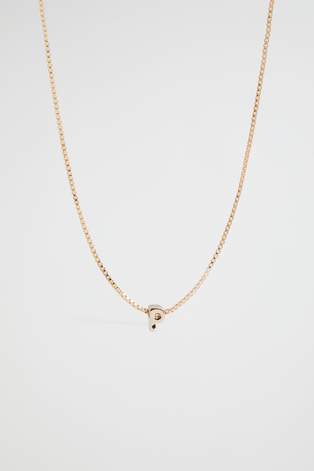 Gold Initial Necklace