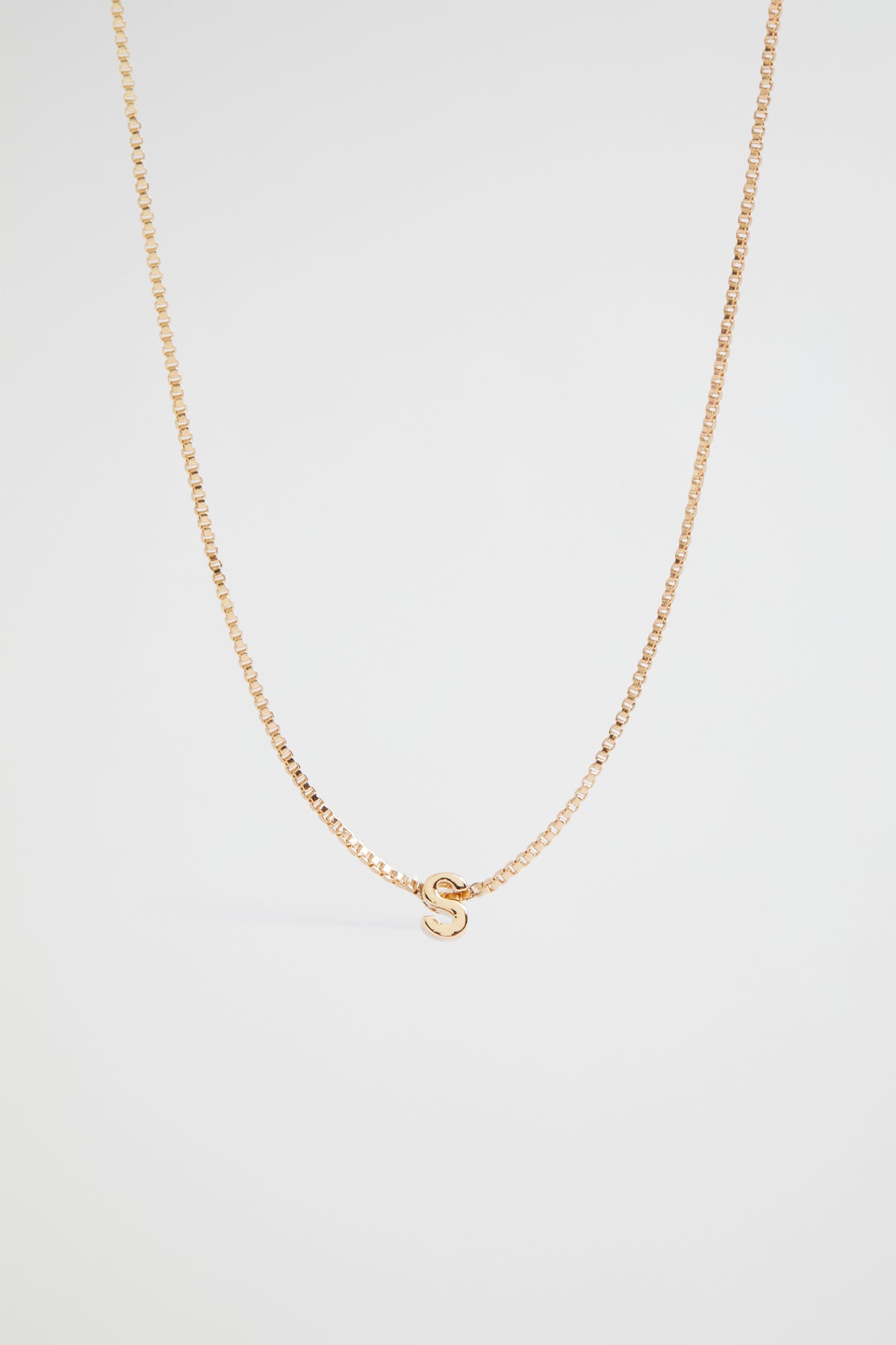 Gold Initial Necklace