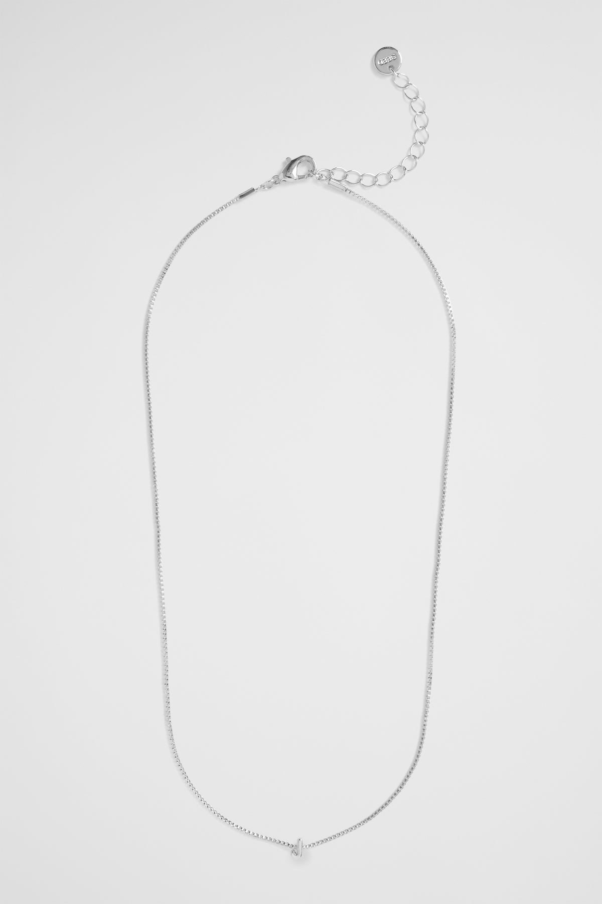 Silver Initial Necklace