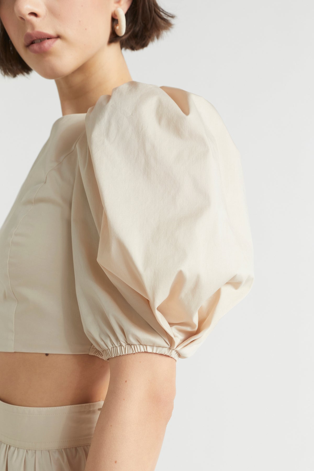 Sateen Tie Back Top