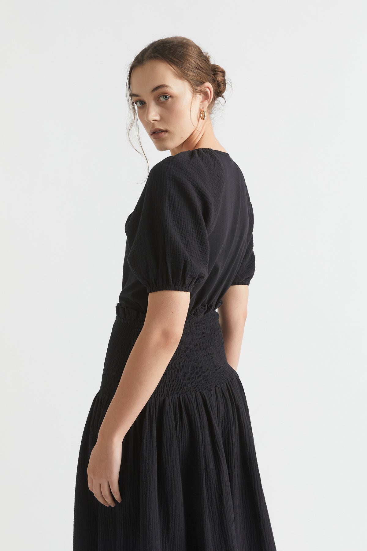 Cheesecloth Sleeve Tee